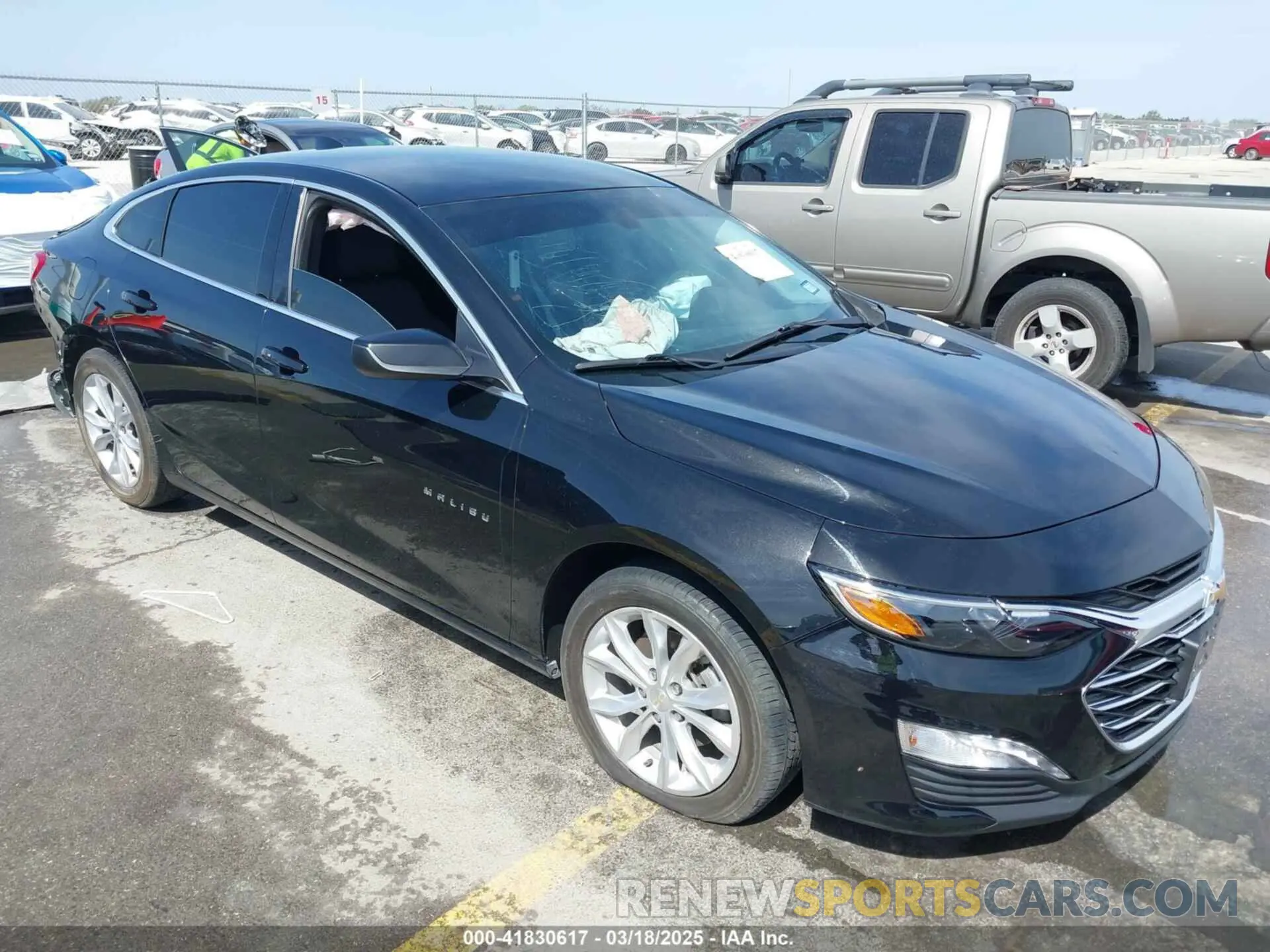 1 Photograph of a damaged car 1G1ZD5STXMF030263 CHEVROLET MALIBU 2021