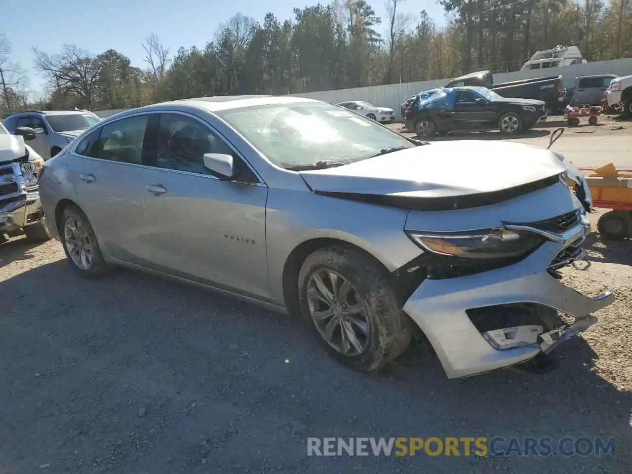 4 Photograph of a damaged car 1G1ZD5STXMF052246 CHEVROLET MALIBU 2021