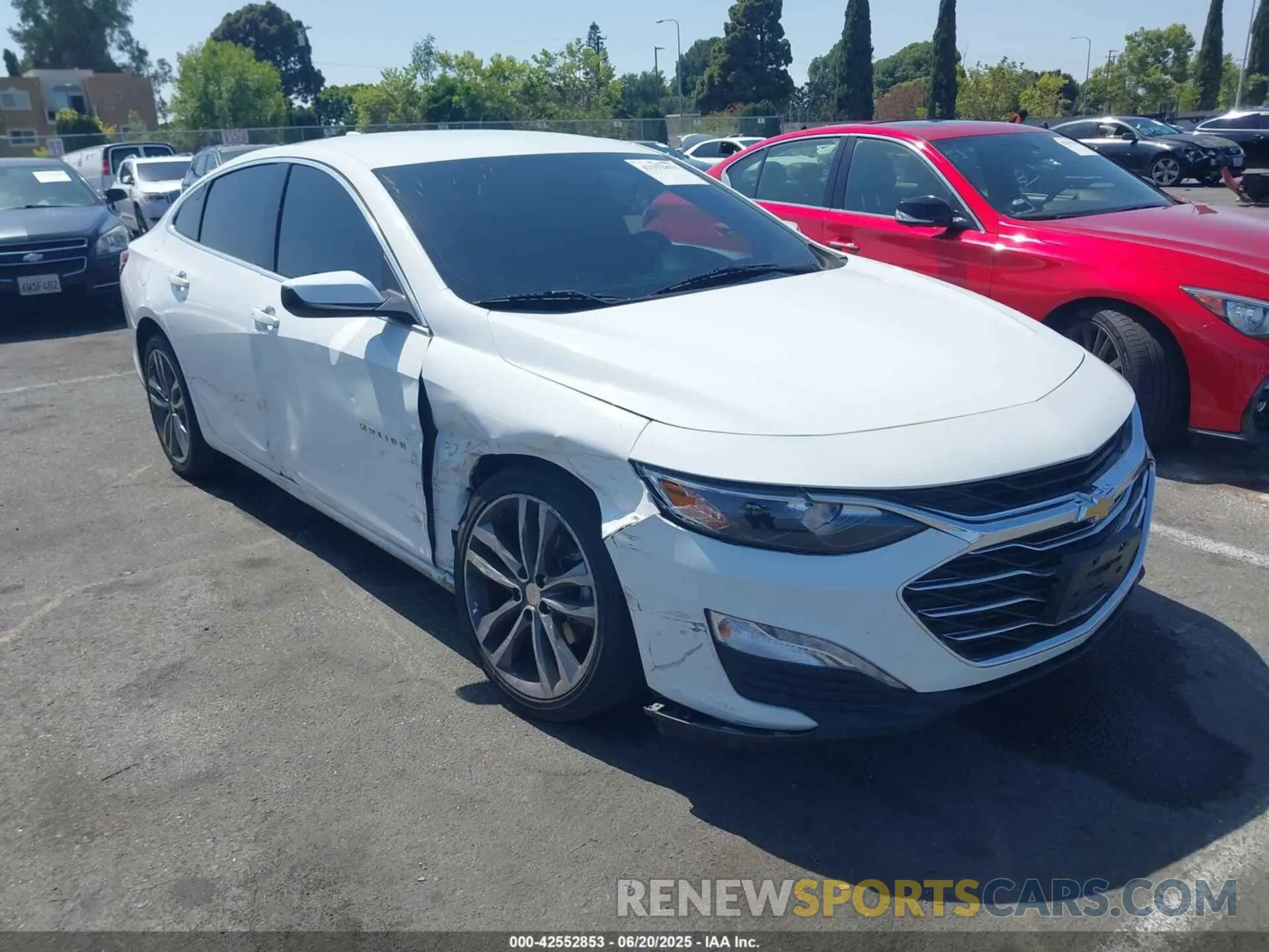 1 Photograph of a damaged car 1G1ZD5STXMF060864 CHEVROLET MALIBU 2021