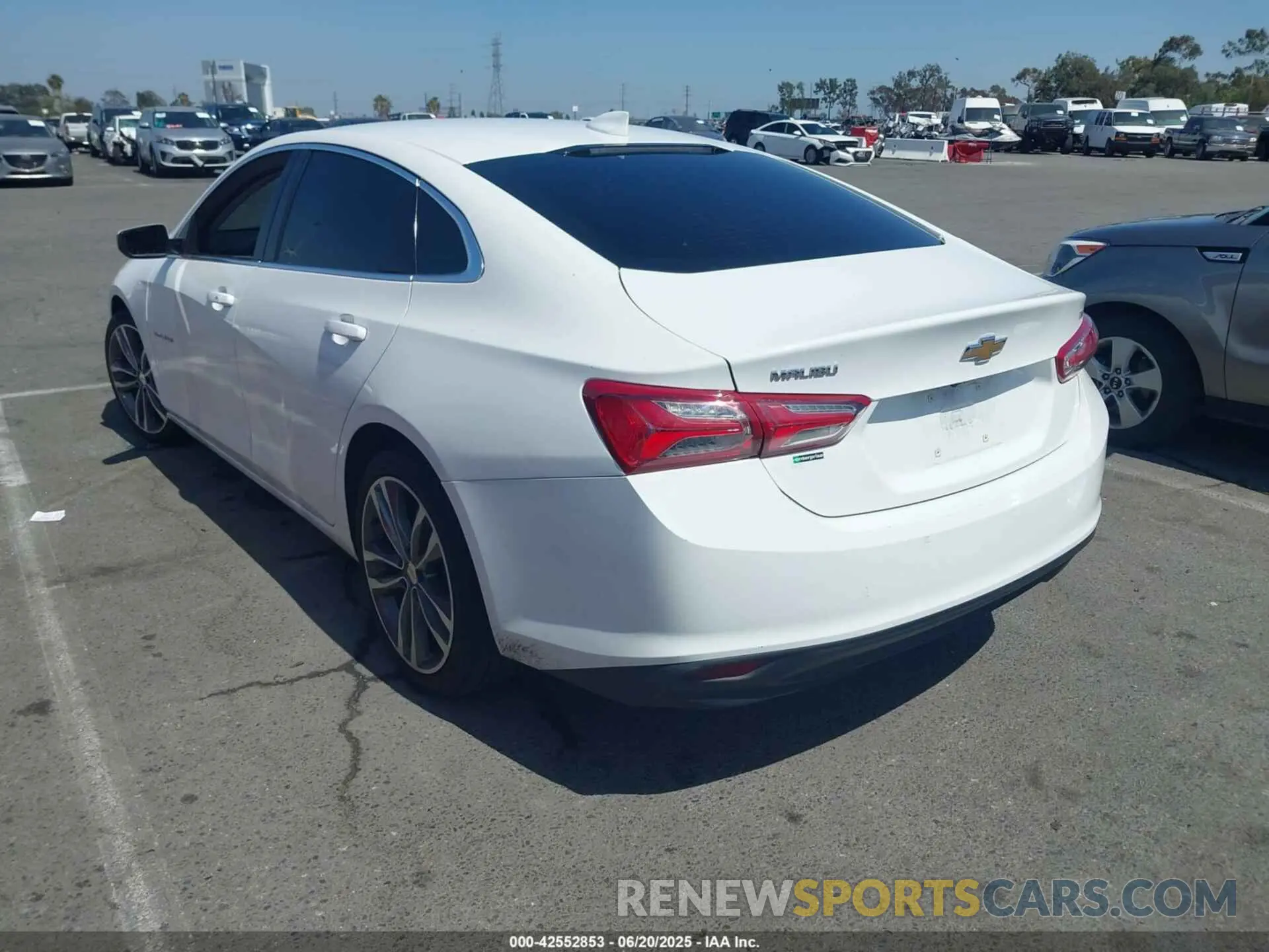 3 Photograph of a damaged car 1G1ZD5STXMF060864 CHEVROLET MALIBU 2021