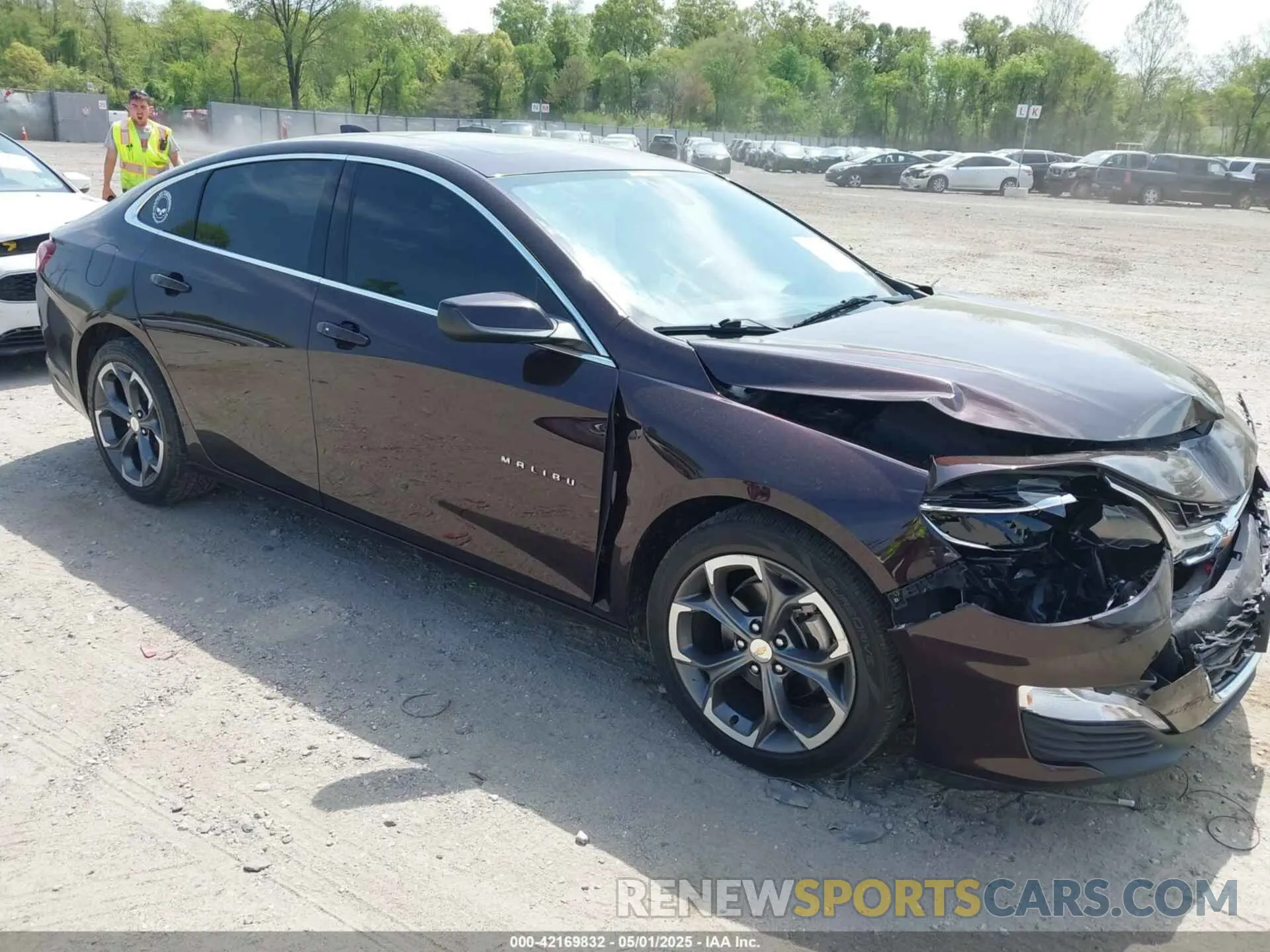 1 Photograph of a damaged car 1G1ZD5STXMF061920 CHEVROLET MALIBU 2021