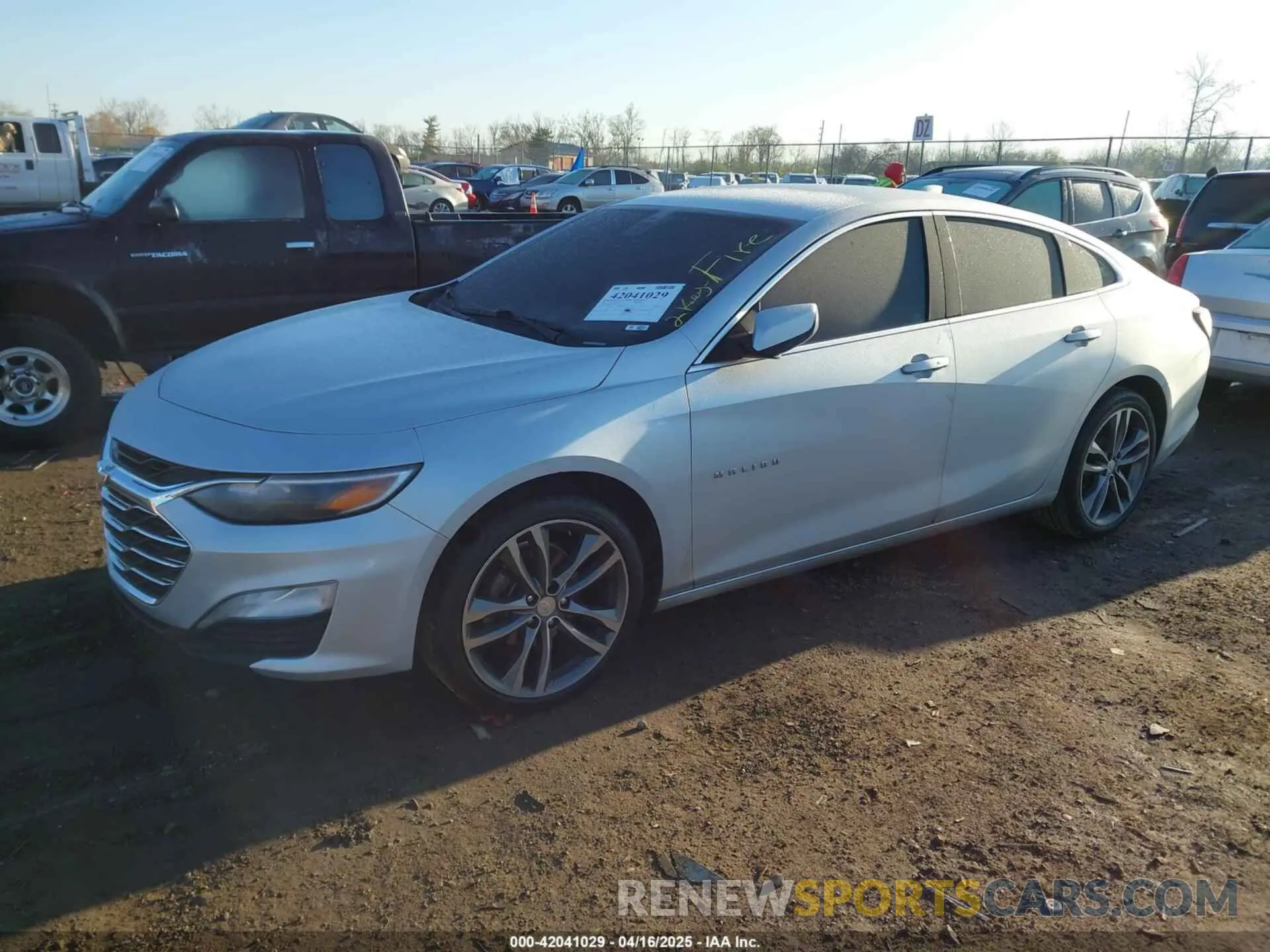 2 Photograph of a damaged car 1G1ZD5STXMF073338 CHEVROLET MALIBU 2021
