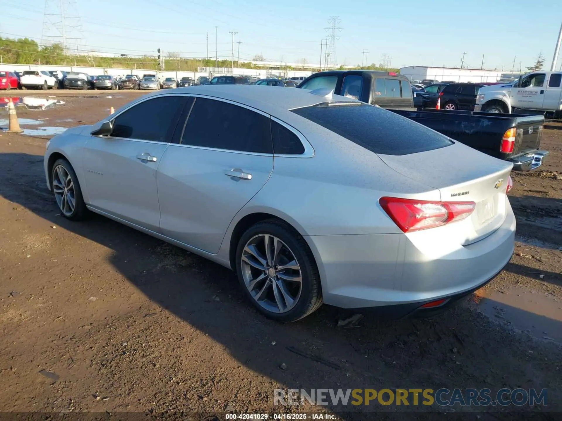 3 Photograph of a damaged car 1G1ZD5STXMF073338 CHEVROLET MALIBU 2021