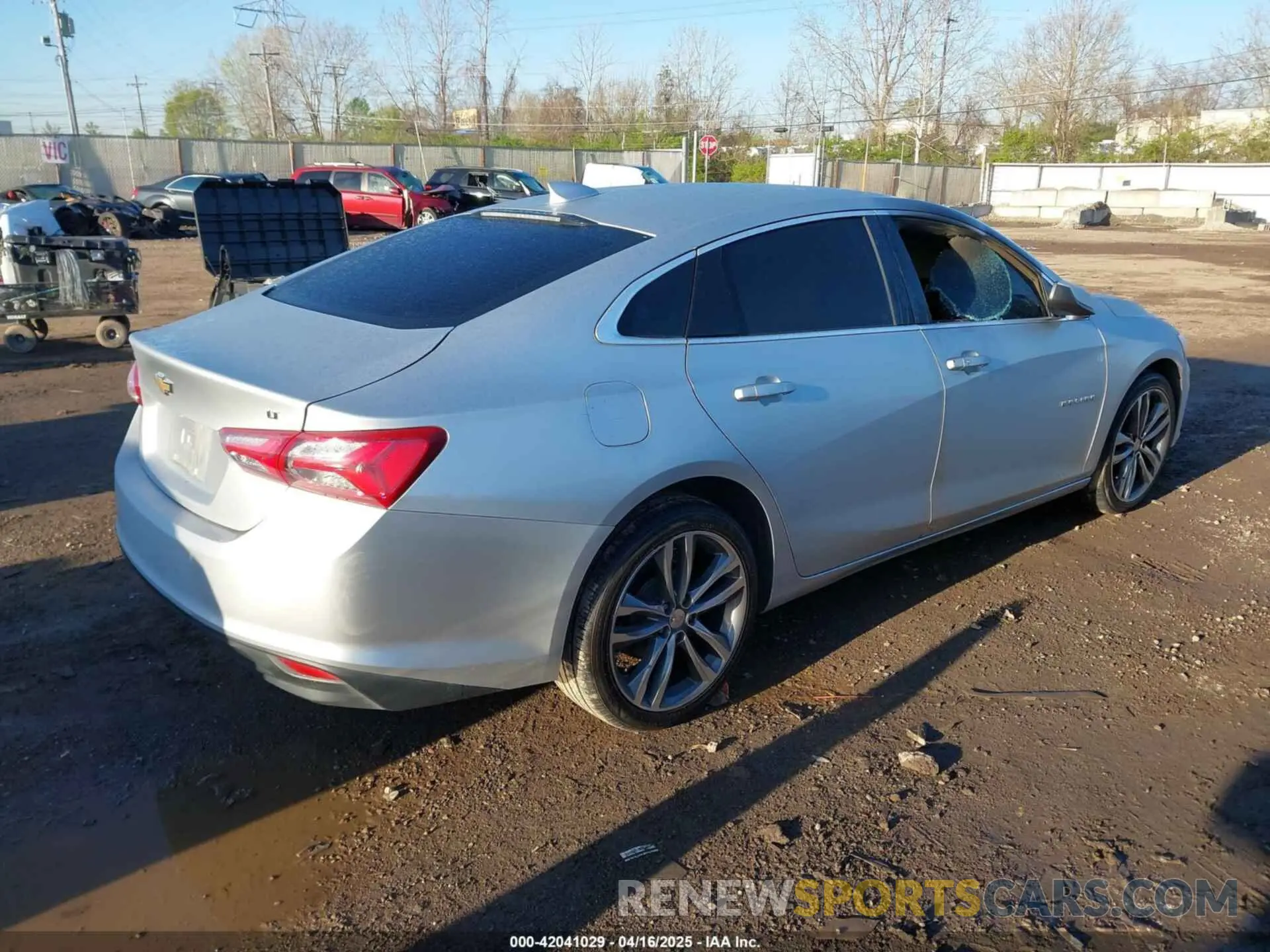4 Photograph of a damaged car 1G1ZD5STXMF073338 CHEVROLET MALIBU 2021