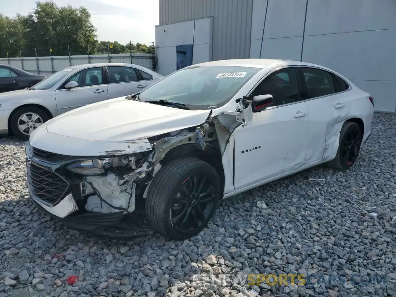 1 Photograph of a damaged car 1G1ZD5STXMF078572 CHEVROLET MALIBU 2021