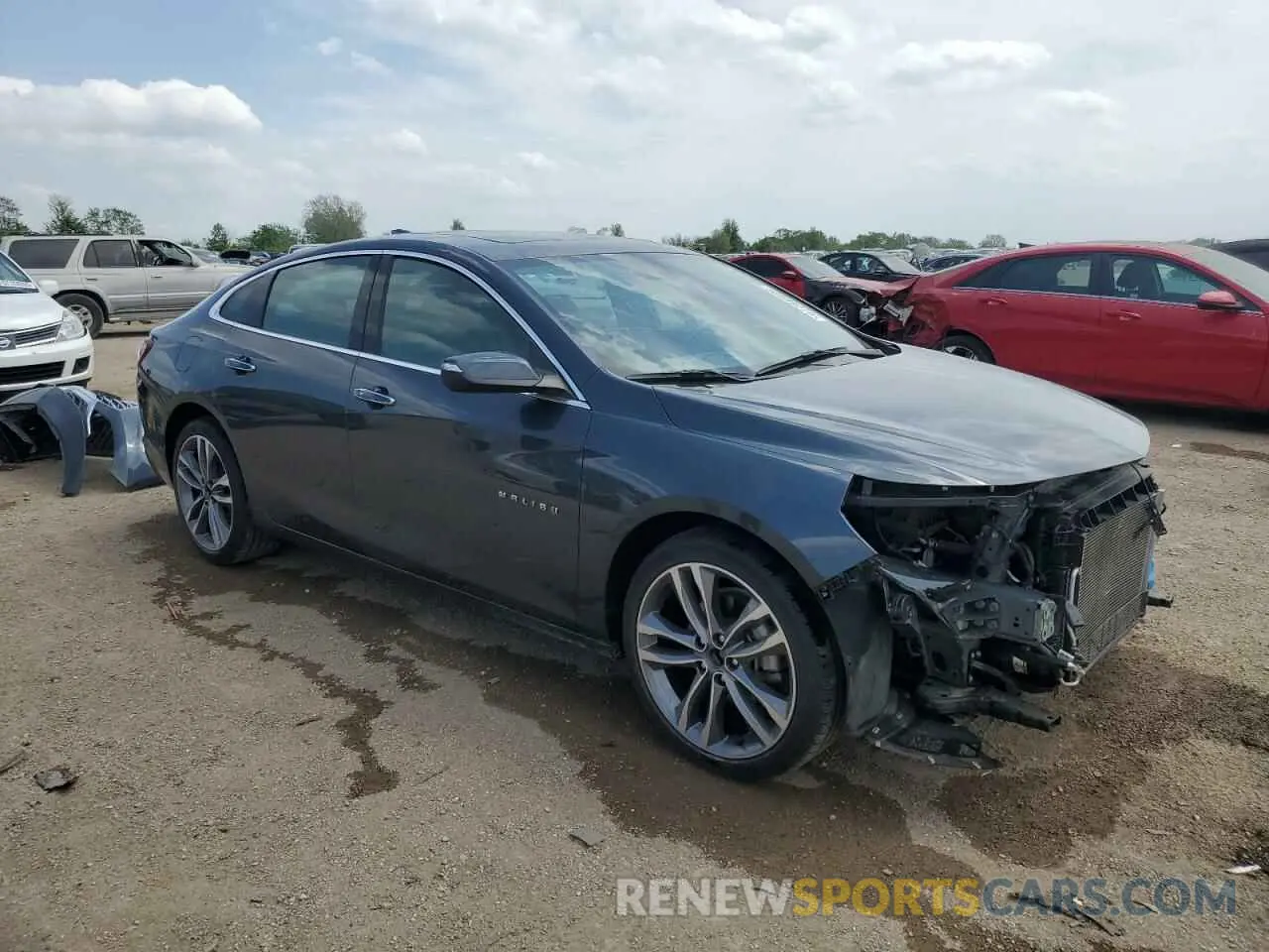 4 Photograph of a damaged car 1G1ZE5SX0MF018140 CHEVROLET MALIBU 2021