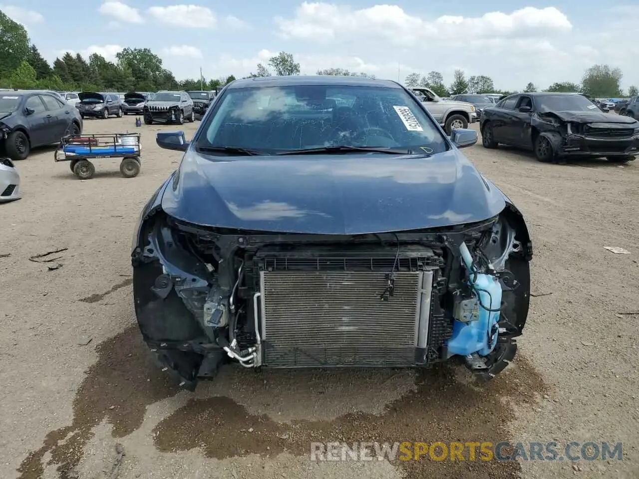 5 Photograph of a damaged car 1G1ZE5SX0MF018140 CHEVROLET MALIBU 2021