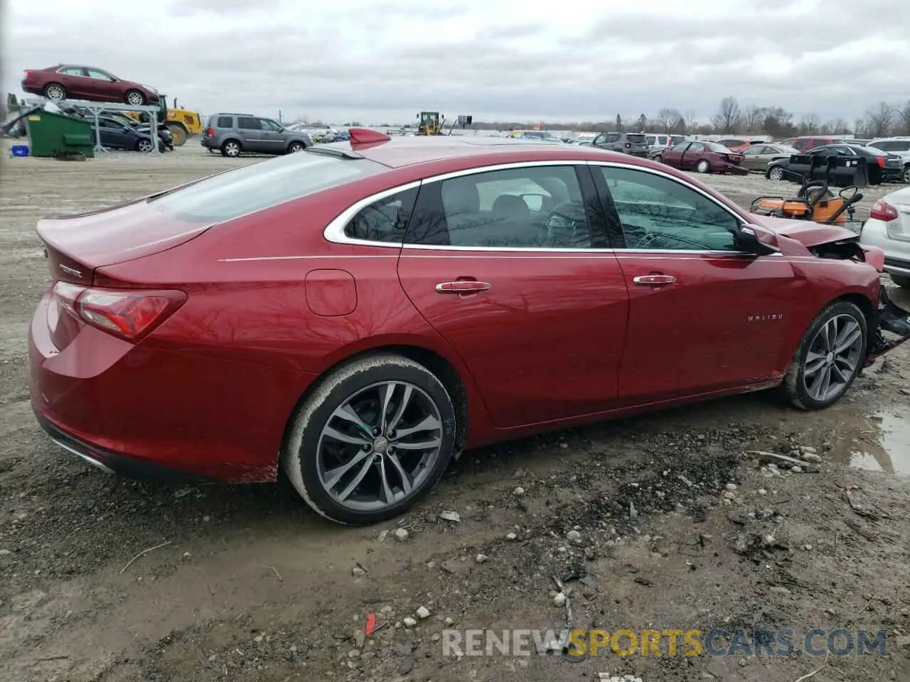 3 Photograph of a damaged car 1G1ZE5SX3MF043887 CHEVROLET MALIBU 2021
