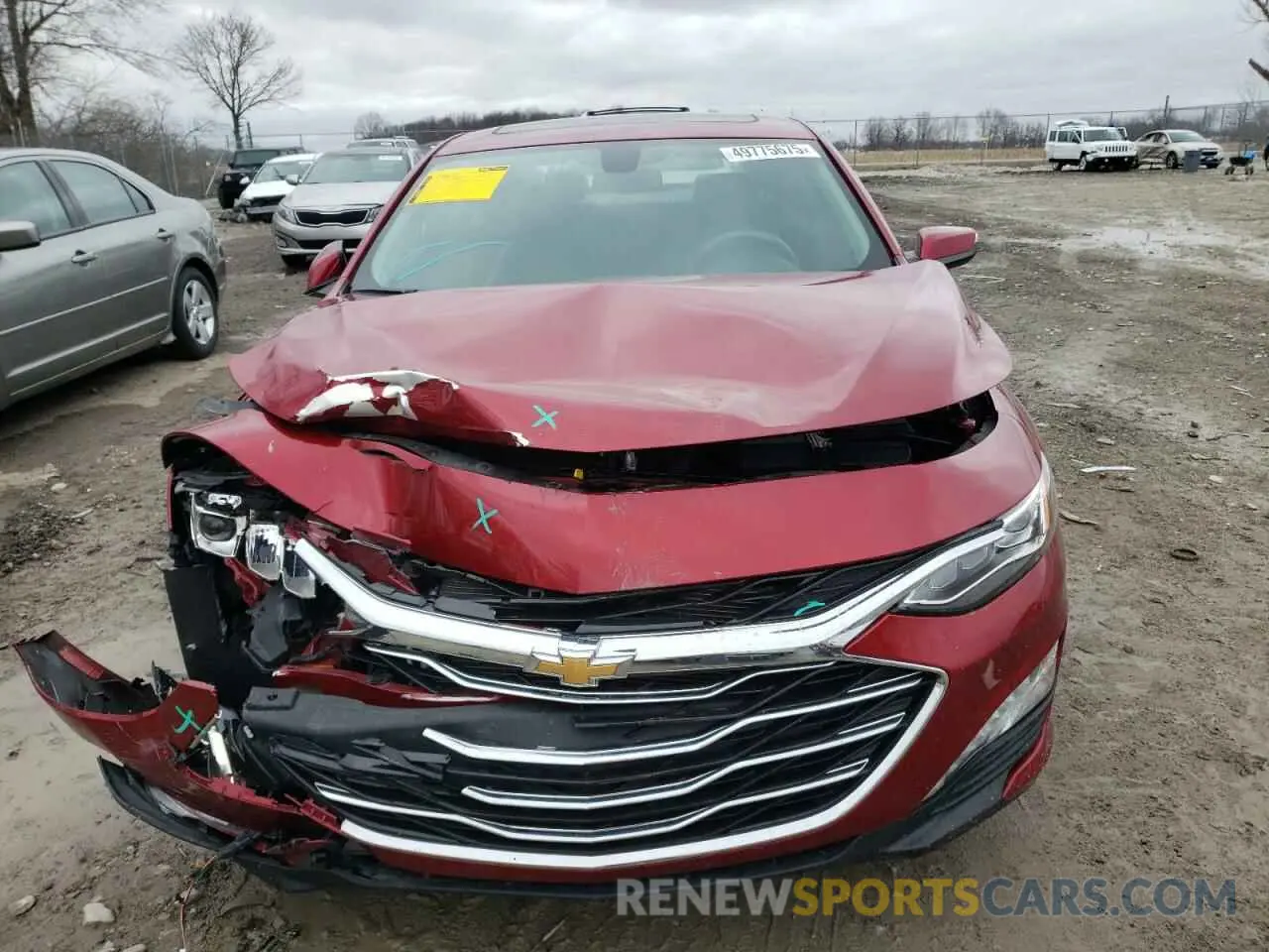 5 Photograph of a damaged car 1G1ZE5SX3MF043887 CHEVROLET MALIBU 2021
