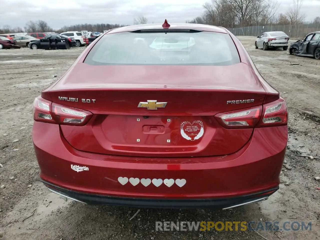 6 Photograph of a damaged car 1G1ZE5SX3MF043887 CHEVROLET MALIBU 2021