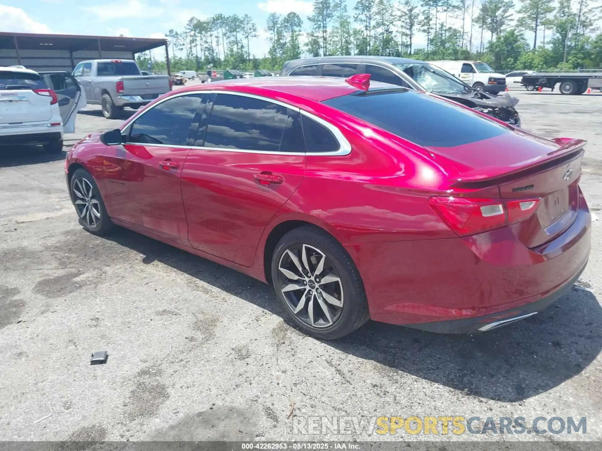 3 Photograph of a damaged car 1G1ZG5ST0MF057107 CHEVROLET MALIBU 2021