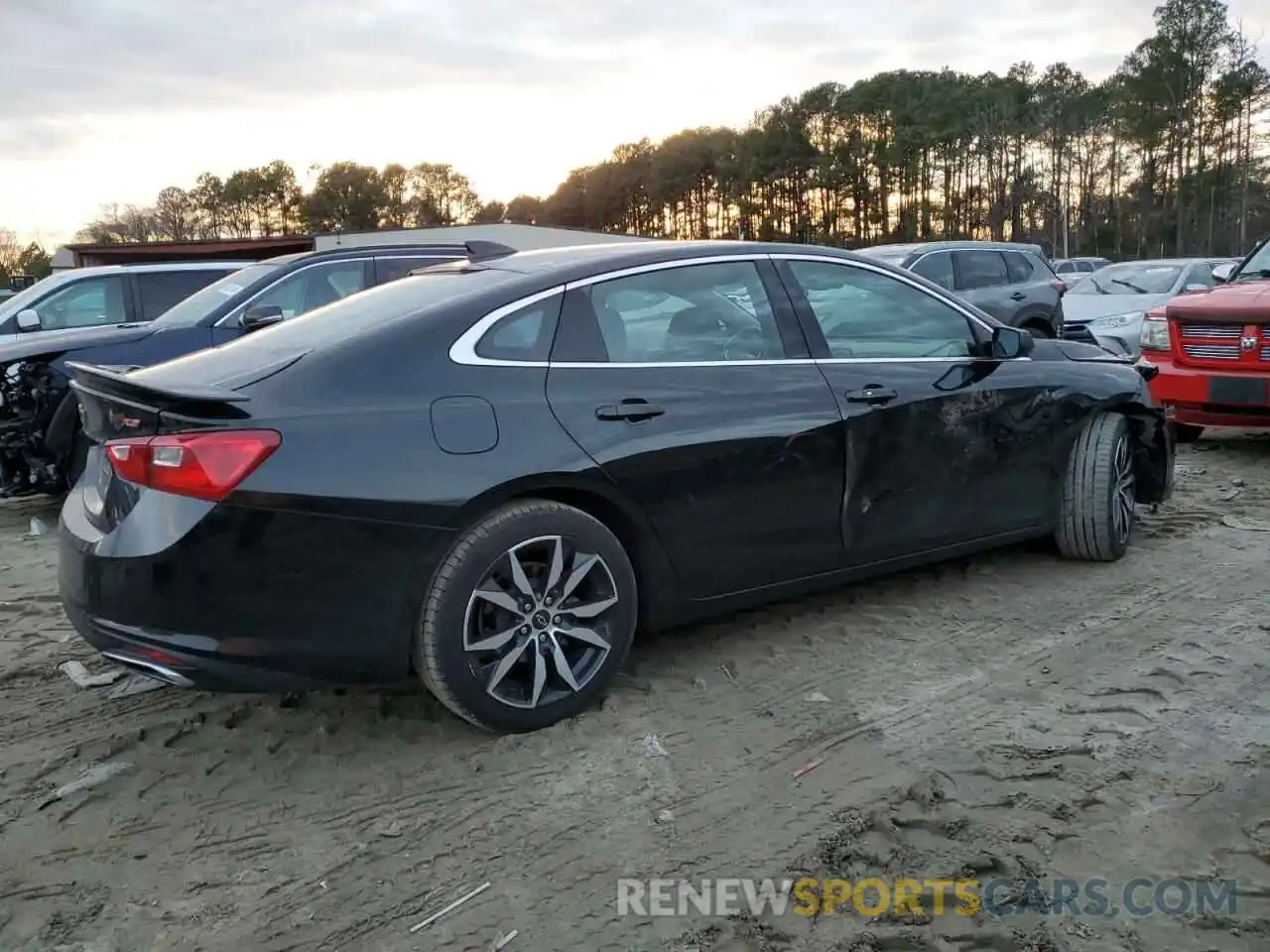 3 Photograph of a damaged car 1G1ZG5ST0MF057690 CHEVROLET MALIBU 2021