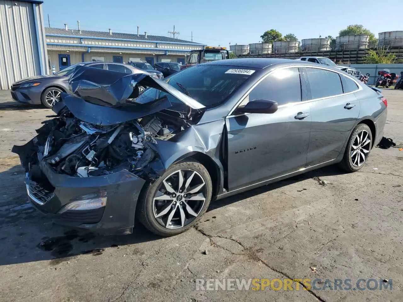 1 Photograph of a damaged car 1G1ZG5ST1MF037321 CHEVROLET MALIBU 2021