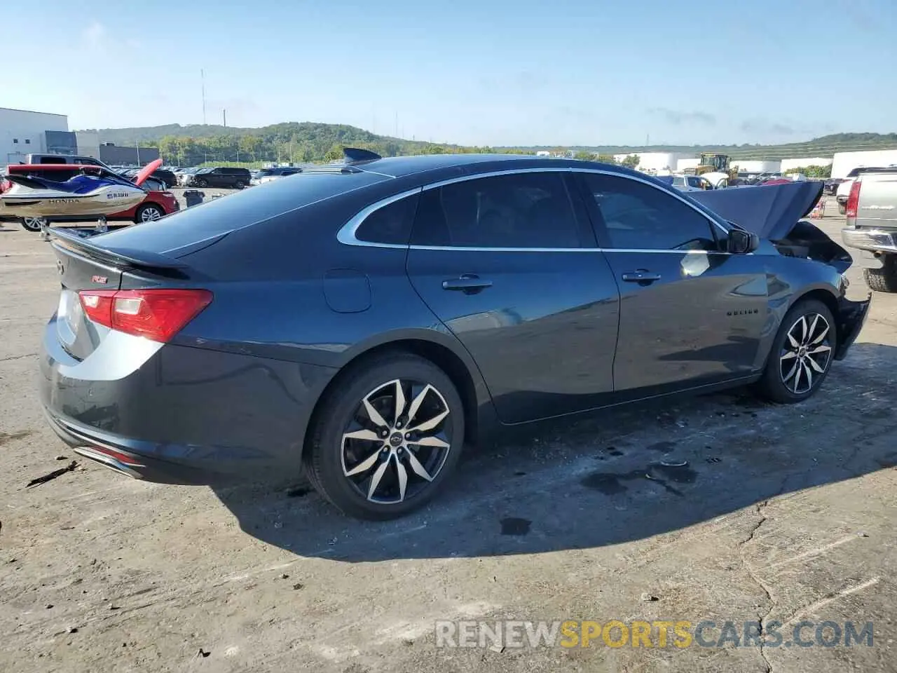 3 Photograph of a damaged car 1G1ZG5ST1MF037321 CHEVROLET MALIBU 2021