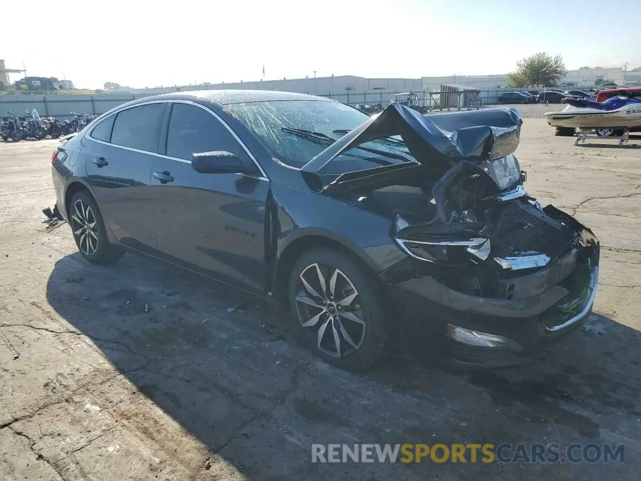 4 Photograph of a damaged car 1G1ZG5ST1MF037321 CHEVROLET MALIBU 2021