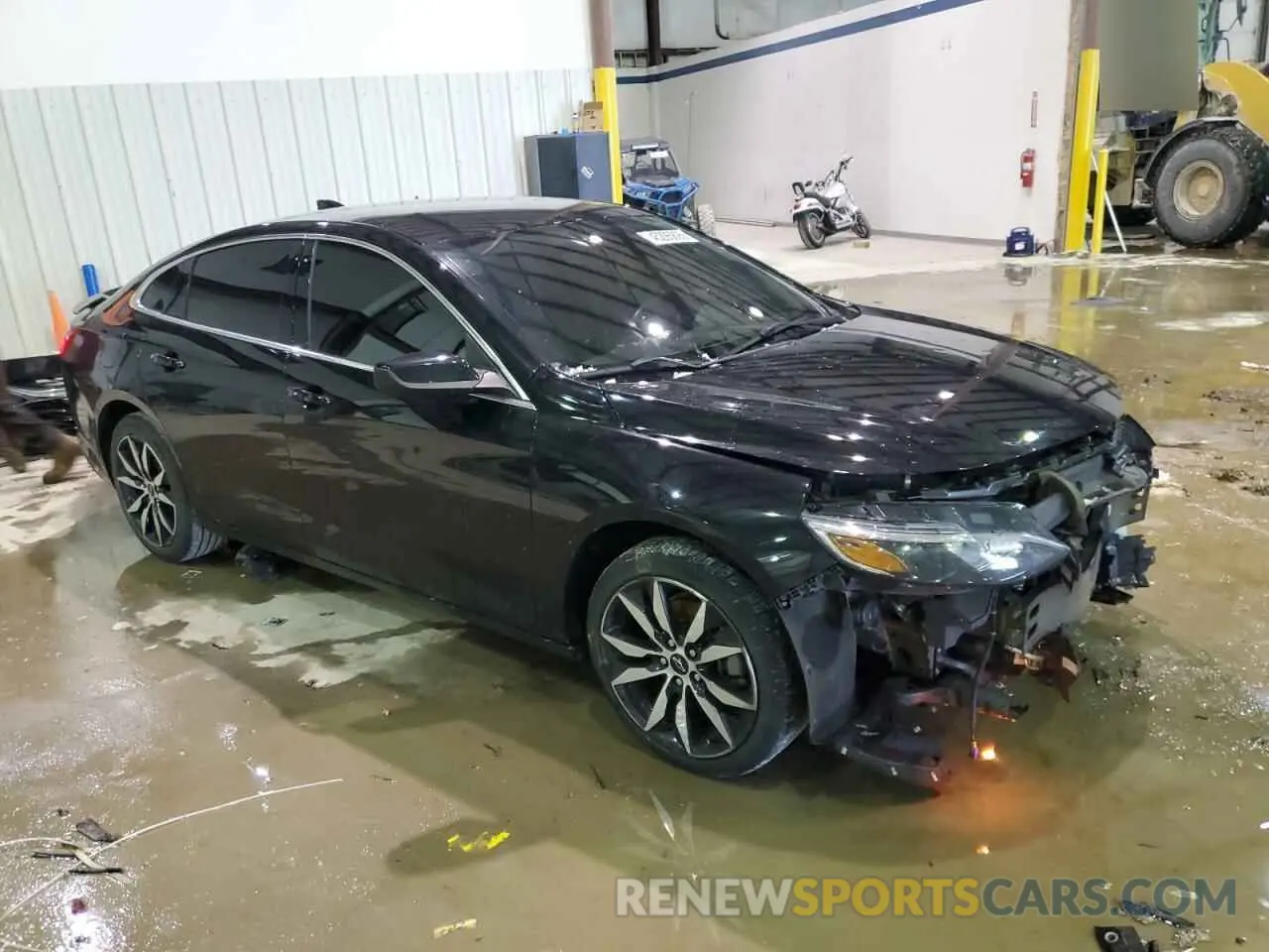 4 Photograph of a damaged car 1G1ZG5ST1MF044527 CHEVROLET MALIBU 2021