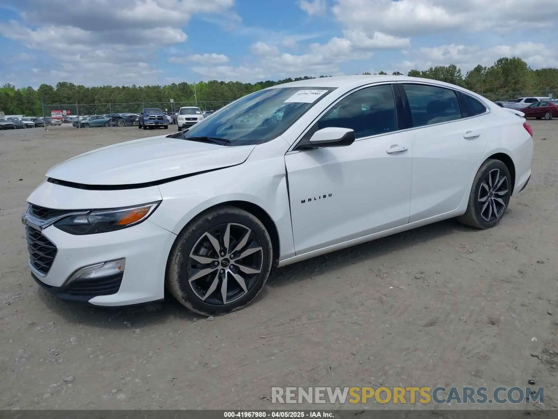 2 Photograph of a damaged car 1G1ZG5ST1MF085692 CHEVROLET MALIBU 2021