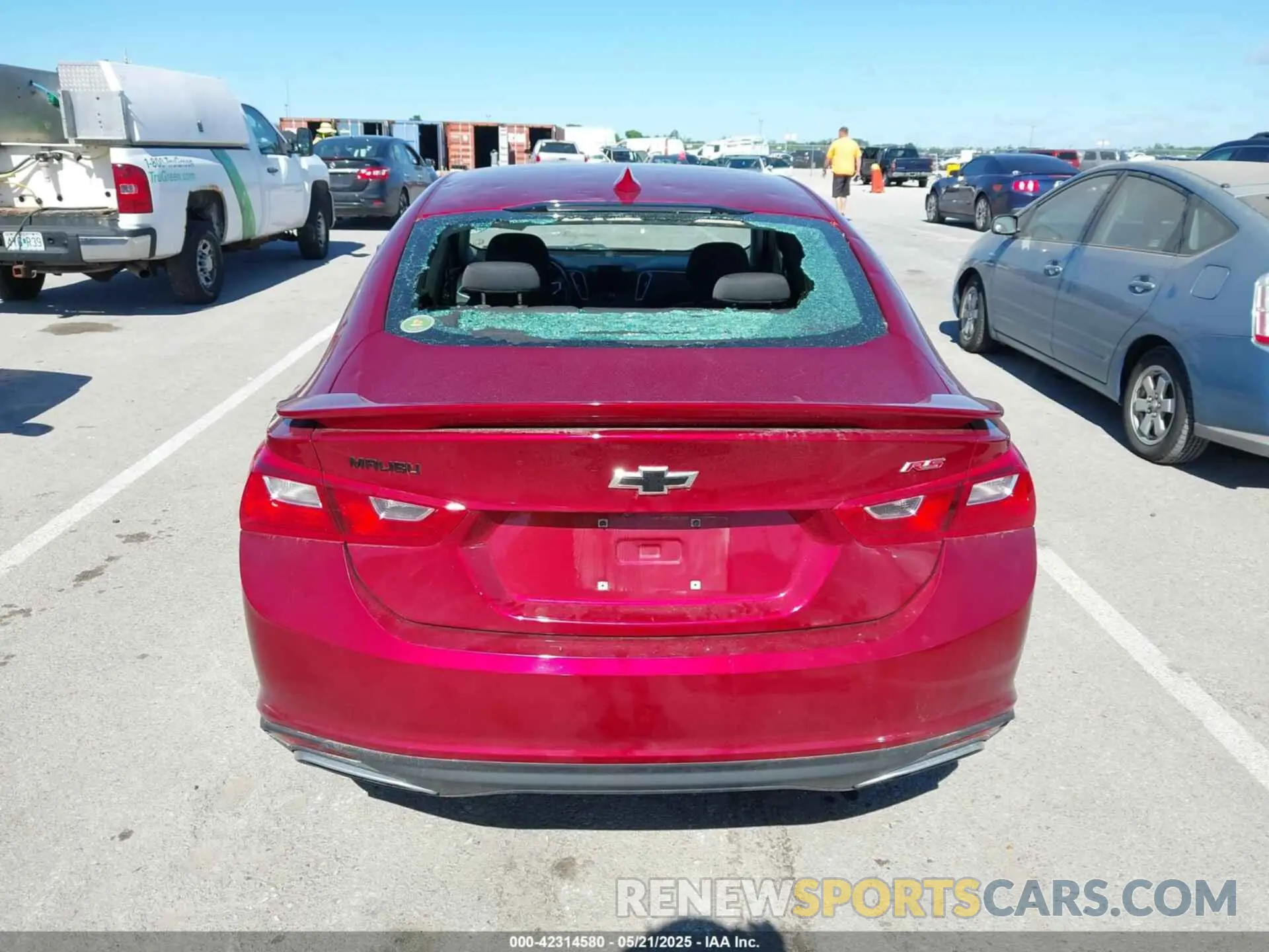 16 Photograph of a damaged car 1G1ZG5ST2MF010189 CHEVROLET MALIBU 2021