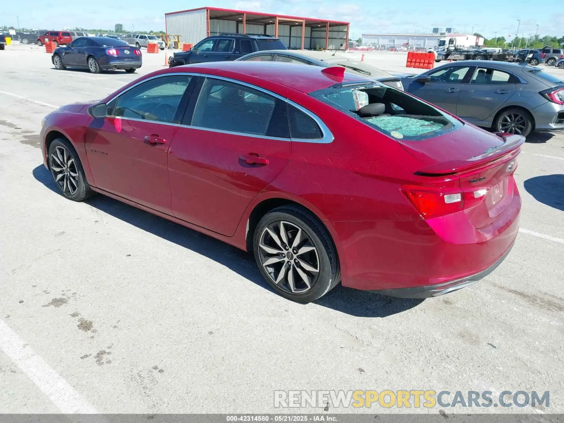 3 Photograph of a damaged car 1G1ZG5ST2MF010189 CHEVROLET MALIBU 2021