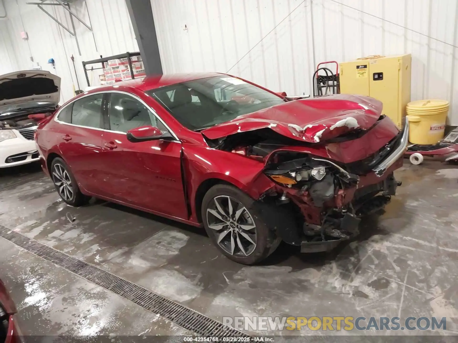 1 Photograph of a damaged car 1G1ZG5ST3MF009908 CHEVROLET MALIBU 2021
