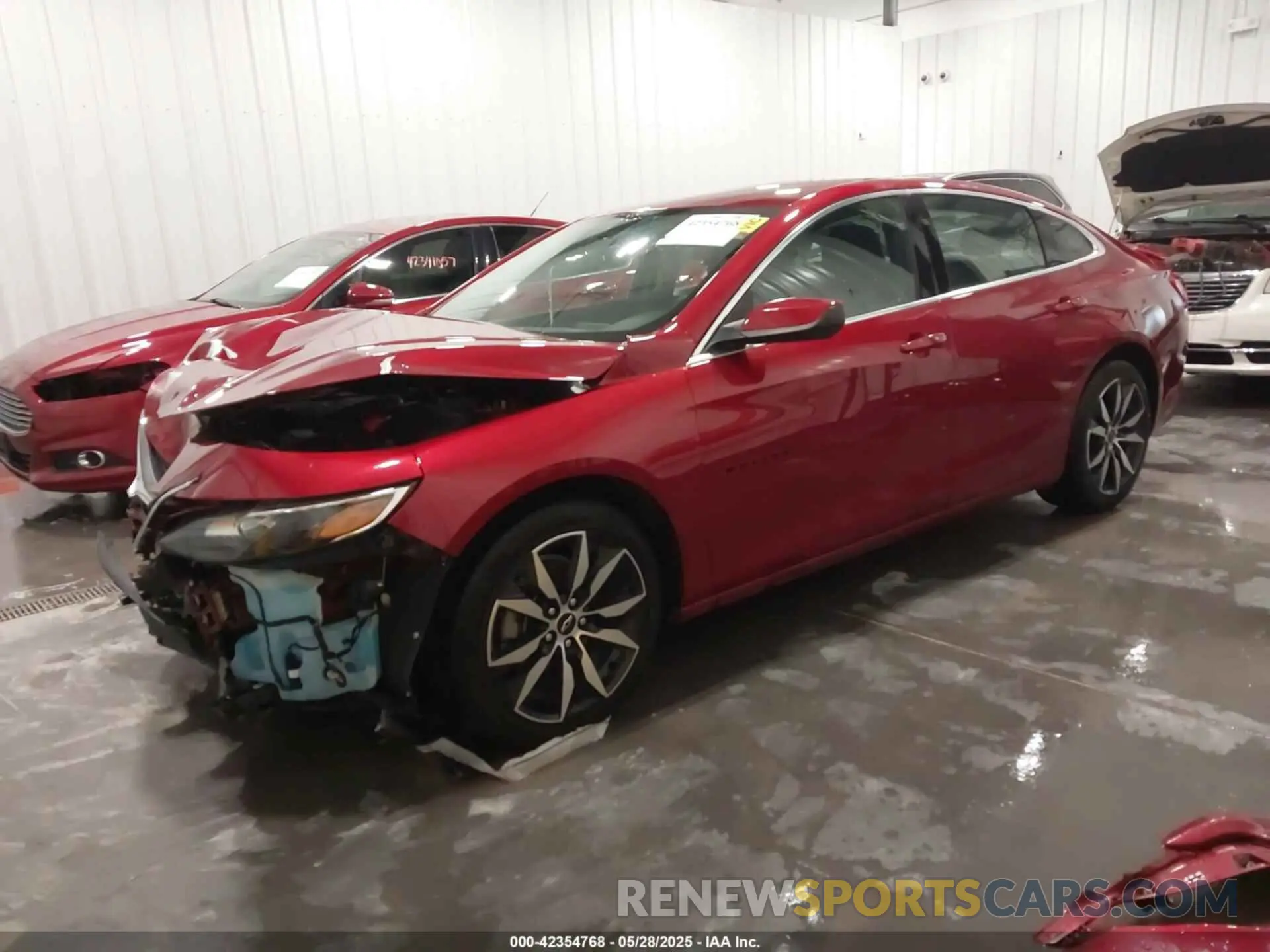 2 Photograph of a damaged car 1G1ZG5ST3MF009908 CHEVROLET MALIBU 2021