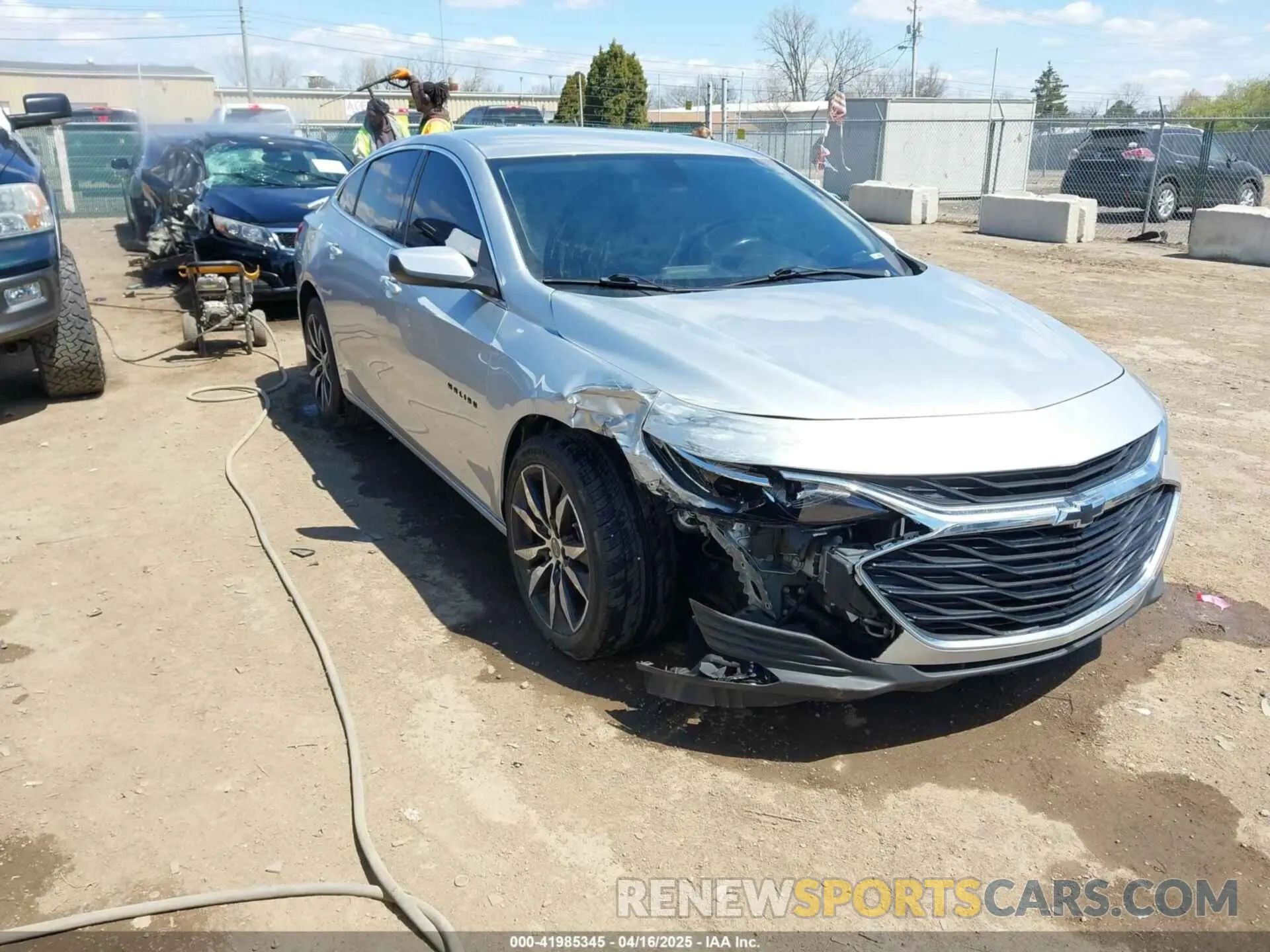 1 Photograph of a damaged car 1G1ZG5ST3MF016518 CHEVROLET MALIBU 2021
