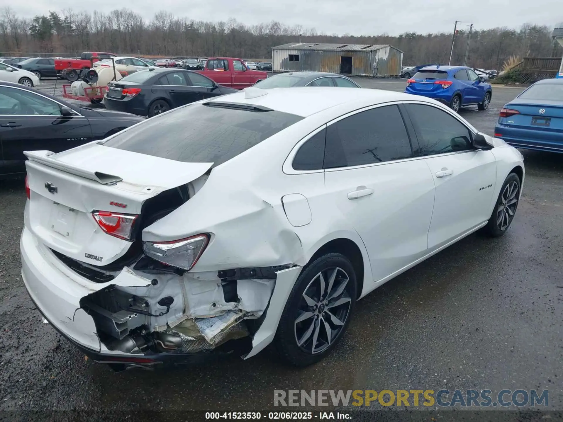 4 Photograph of a damaged car 1G1ZG5ST3MF030273 CHEVROLET MALIBU 2021