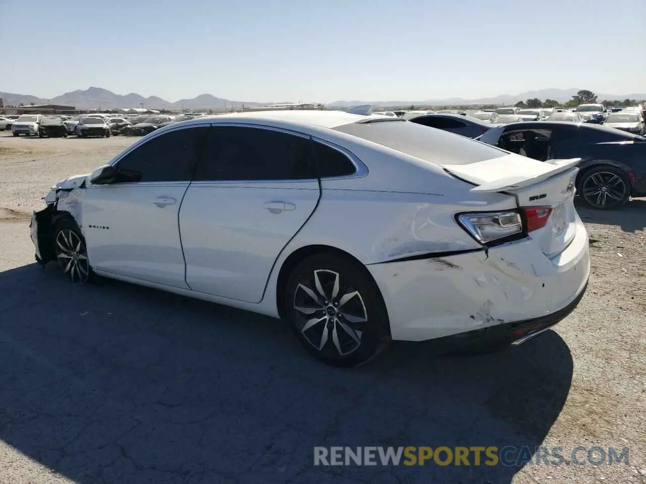 2 Photograph of a damaged car 1G1ZG5ST3MF041483 CHEVROLET MALIBU 2021