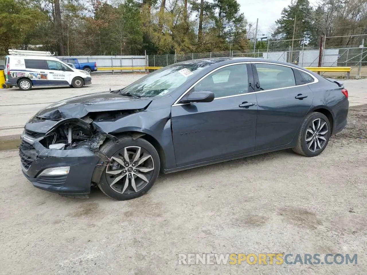 1 Photograph of a damaged car 1G1ZG5ST4MF039418 CHEVROLET MALIBU 2021