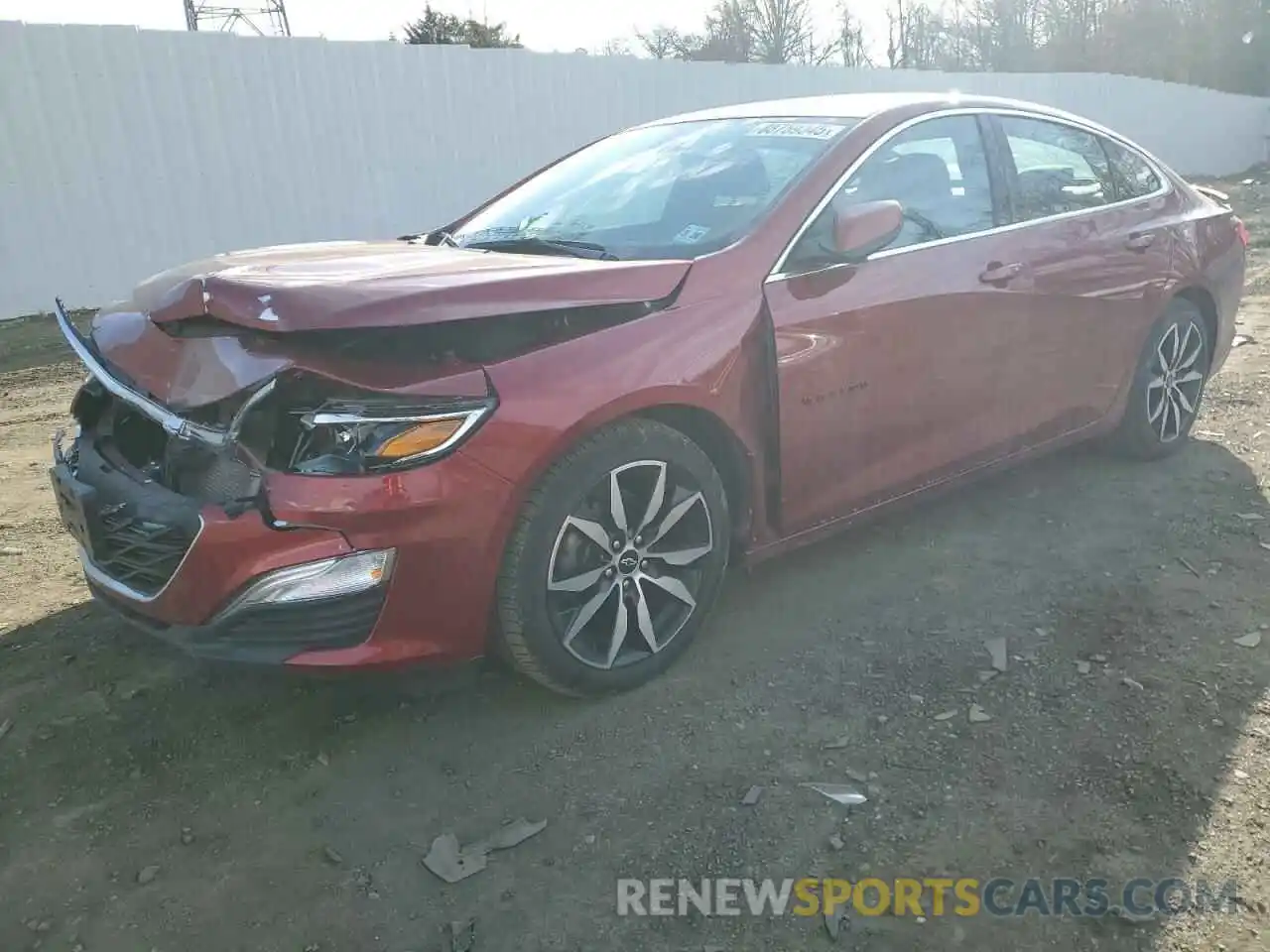 1 Photograph of a damaged car 1G1ZG5ST4MF051469 CHEVROLET MALIBU 2021