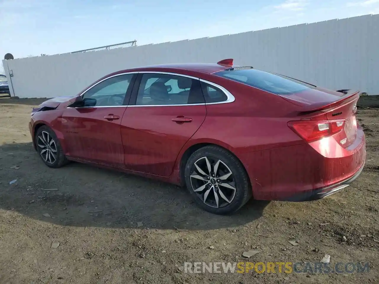 2 Photograph of a damaged car 1G1ZG5ST4MF051469 CHEVROLET MALIBU 2021