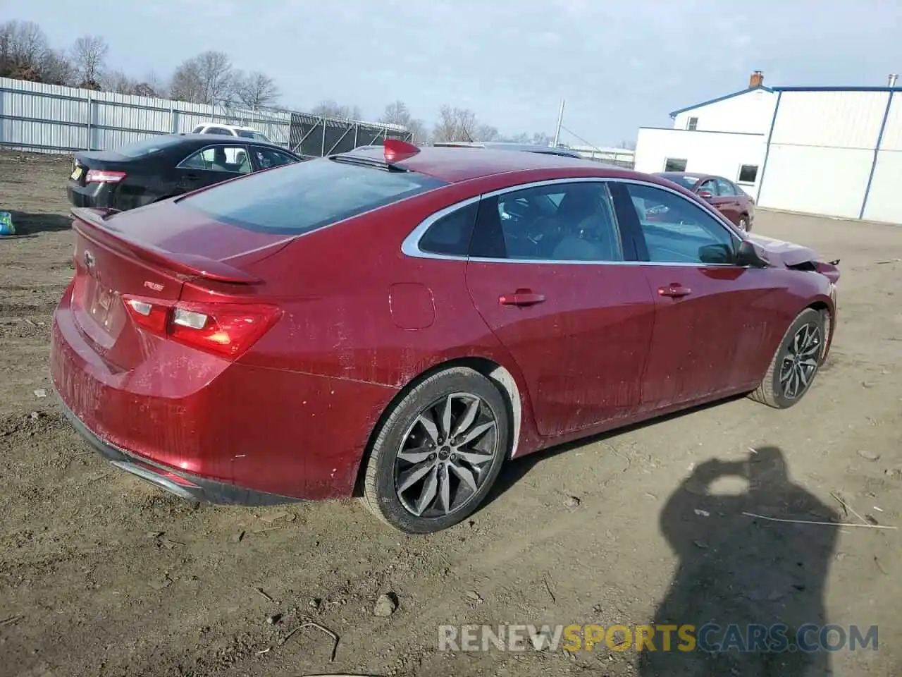 3 Photograph of a damaged car 1G1ZG5ST4MF051469 CHEVROLET MALIBU 2021