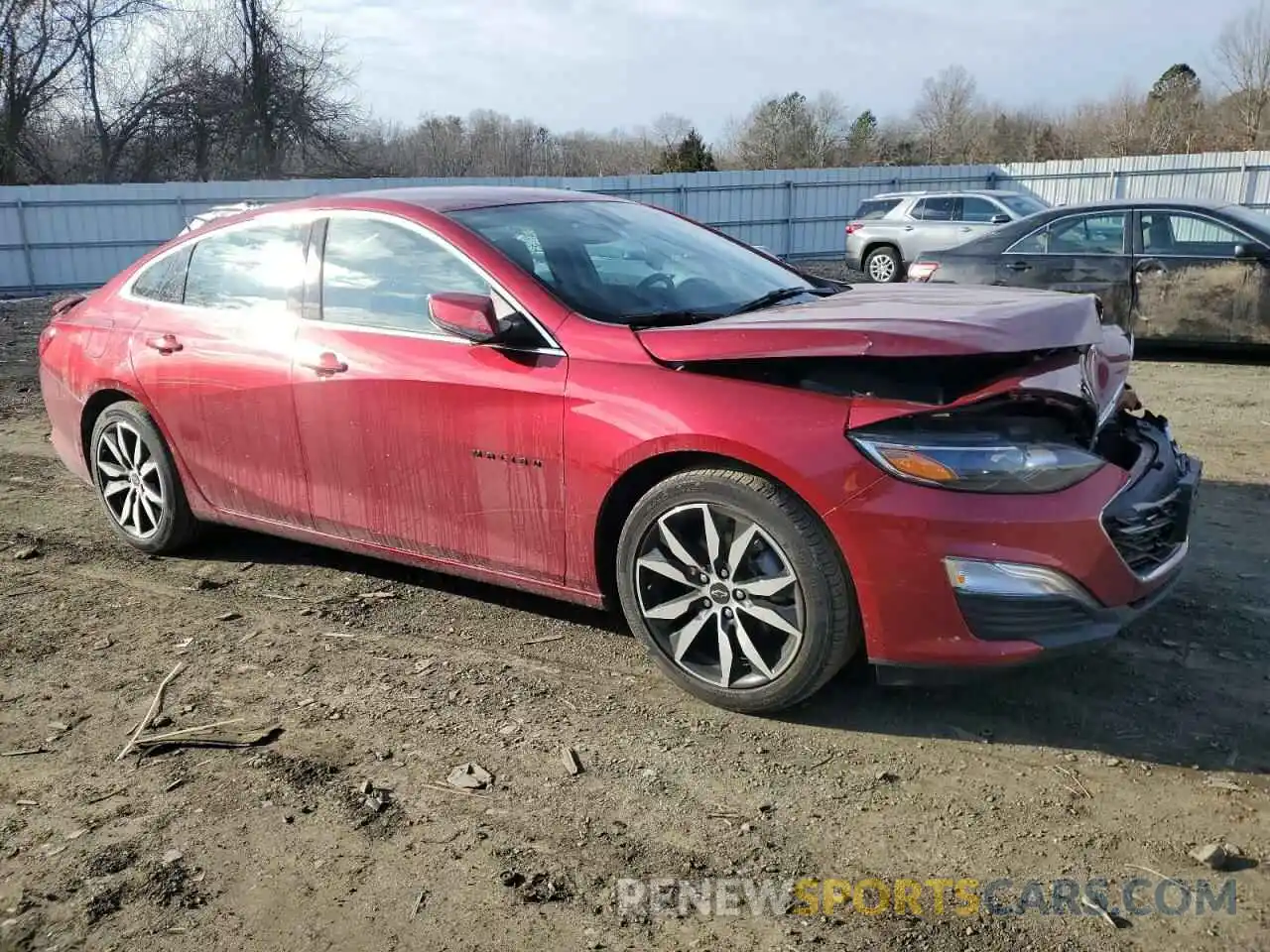 4 Photograph of a damaged car 1G1ZG5ST4MF051469 CHEVROLET MALIBU 2021