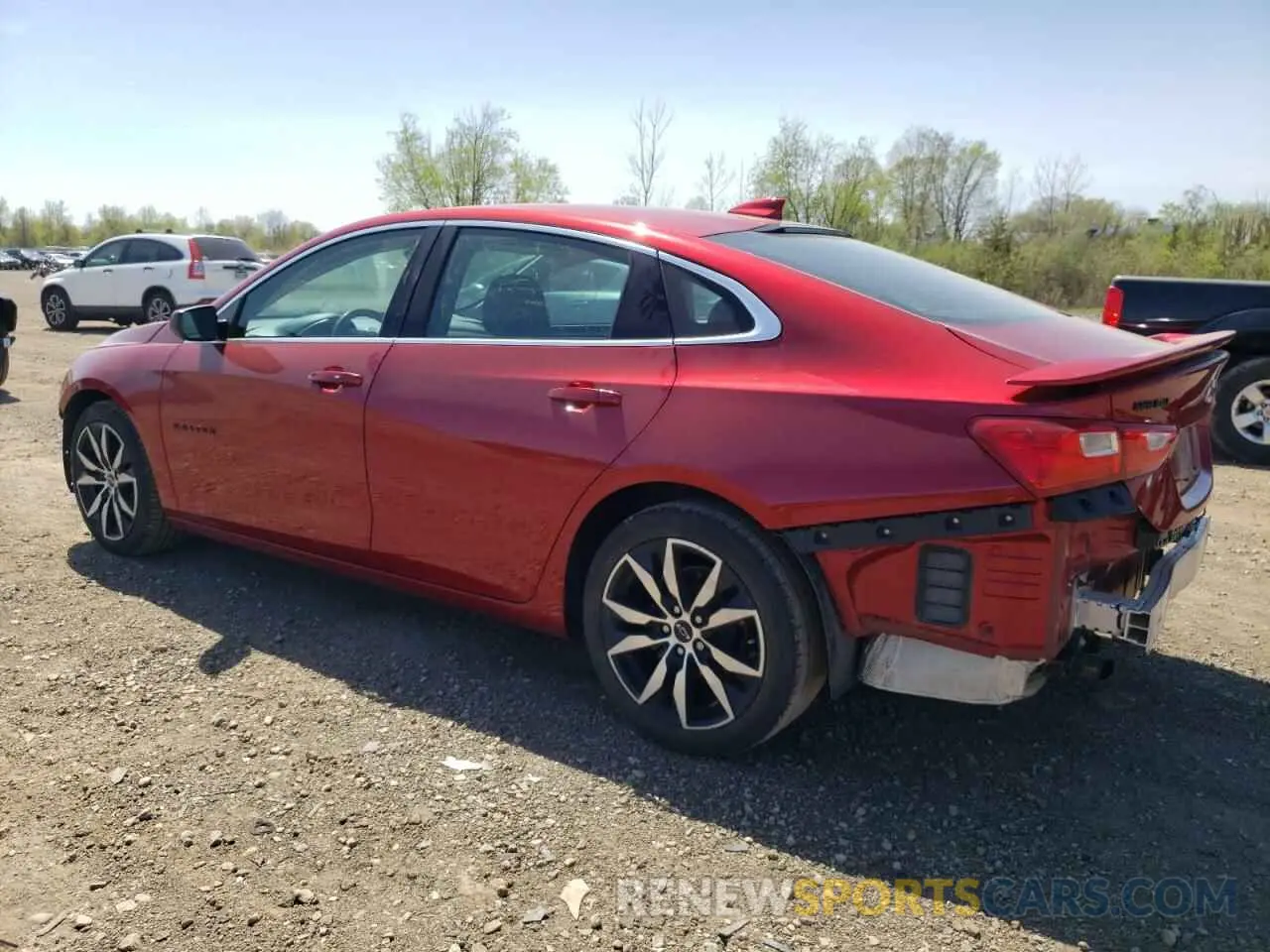 2 Photograph of a damaged car 1G1ZG5ST4MF060236 CHEVROLET MALIBU 2021