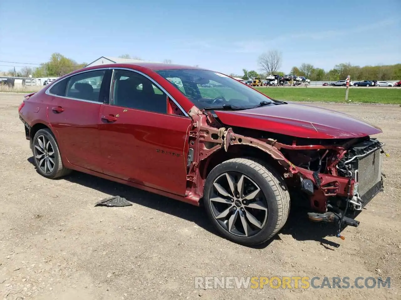 4 Photograph of a damaged car 1G1ZG5ST4MF060236 CHEVROLET MALIBU 2021