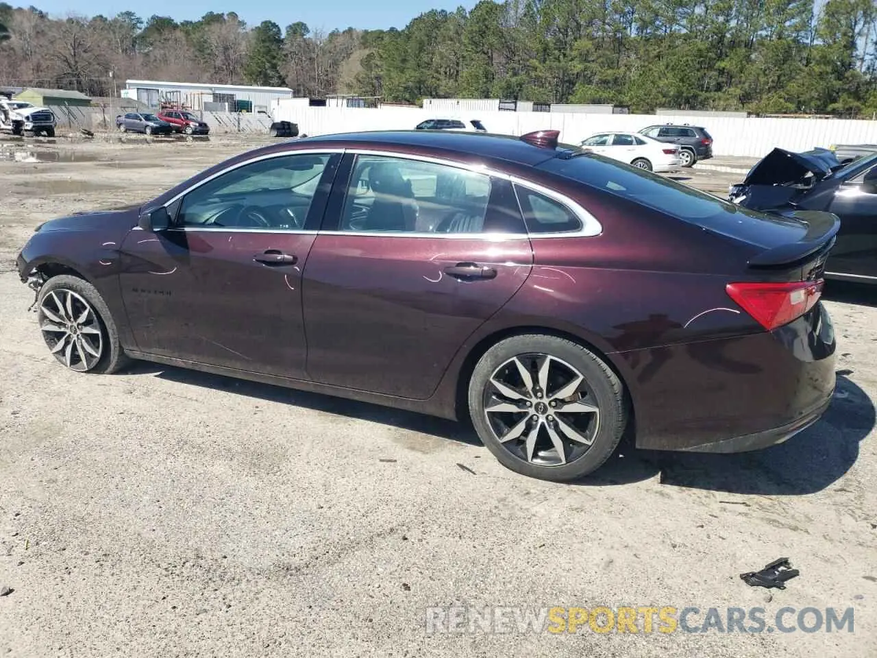 2 Photograph of a damaged car 1G1ZG5ST5MF011420 CHEVROLET MALIBU 2021