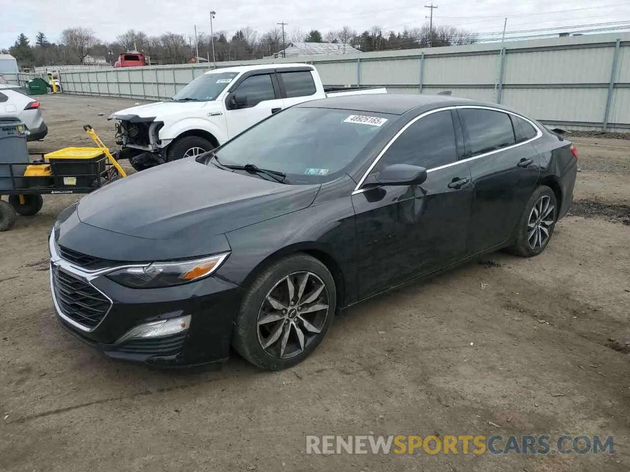 1 Photograph of a damaged car 1G1ZG5ST5MF032848 CHEVROLET MALIBU 2021