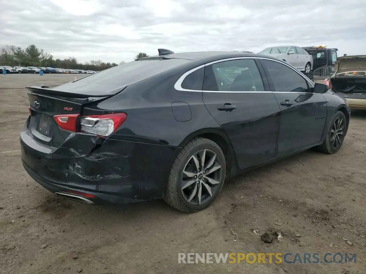 3 Photograph of a damaged car 1G1ZG5ST5MF032848 CHEVROLET MALIBU 2021