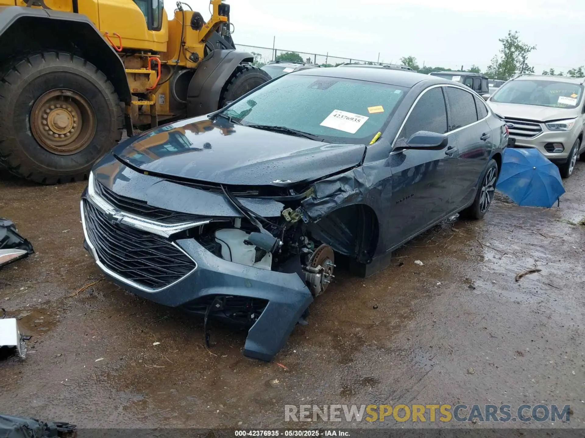 2 Photograph of a damaged car 1G1ZG5ST5MF043736 CHEVROLET MALIBU 2021