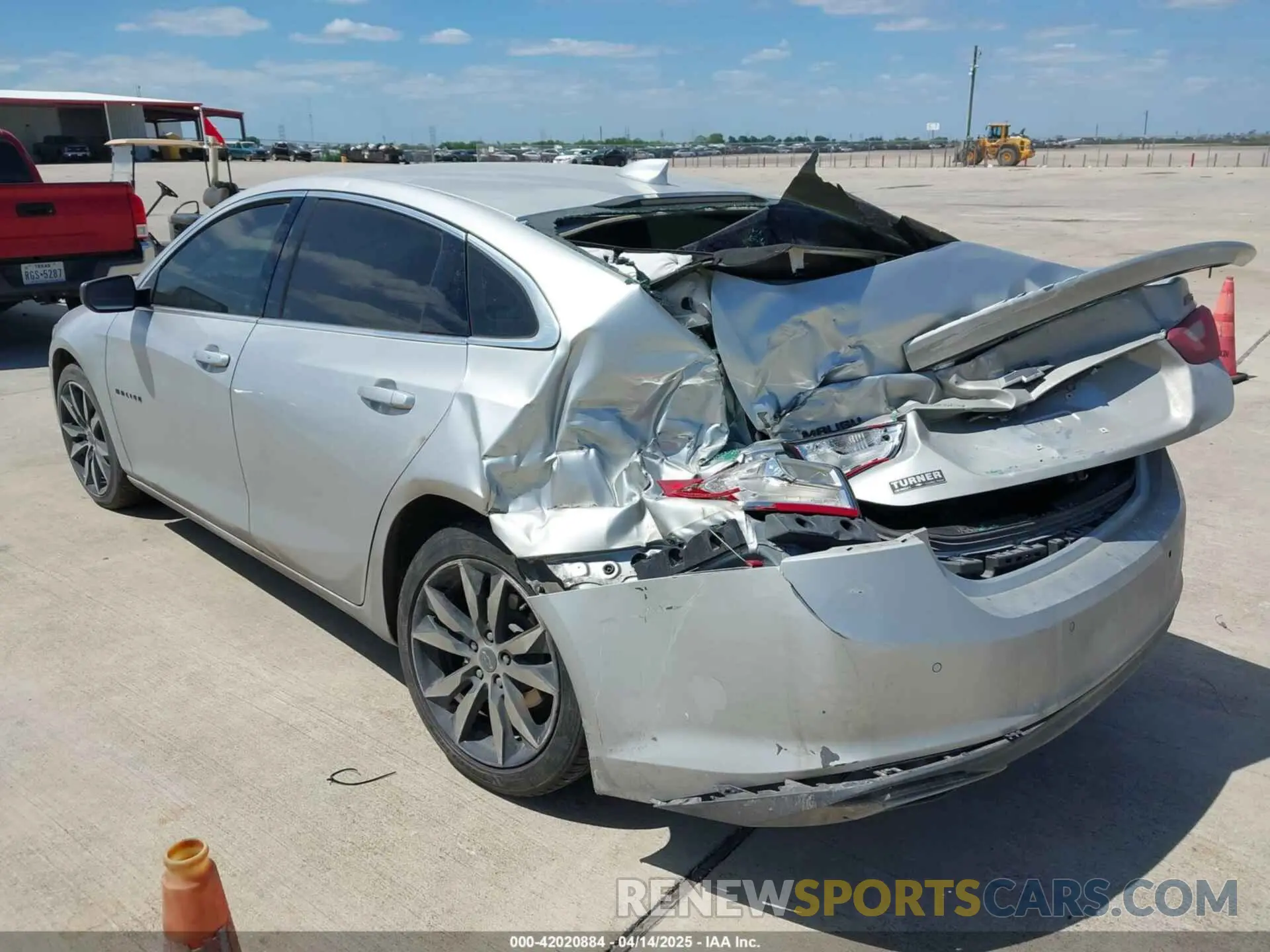 3 Photograph of a damaged car 1G1ZG5ST6MF014312 CHEVROLET MALIBU 2021