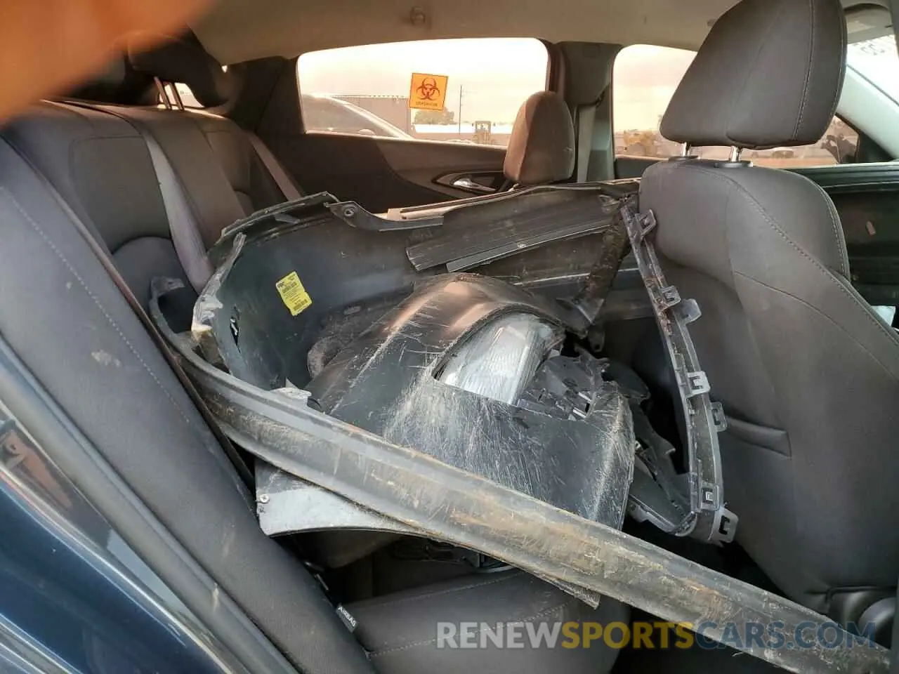 10 Photograph of a damaged car 1G1ZG5ST7MF037260 CHEVROLET MALIBU 2021