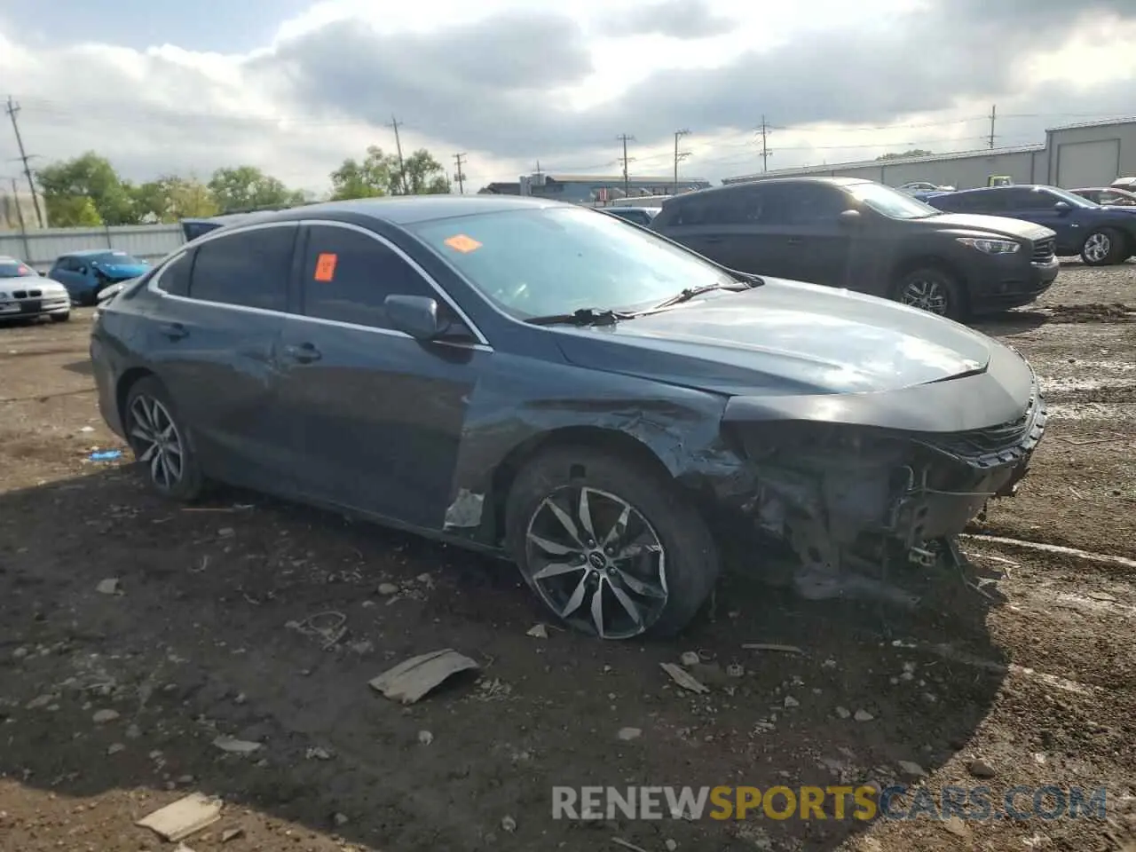 4 Photograph of a damaged car 1G1ZG5ST7MF037260 CHEVROLET MALIBU 2021