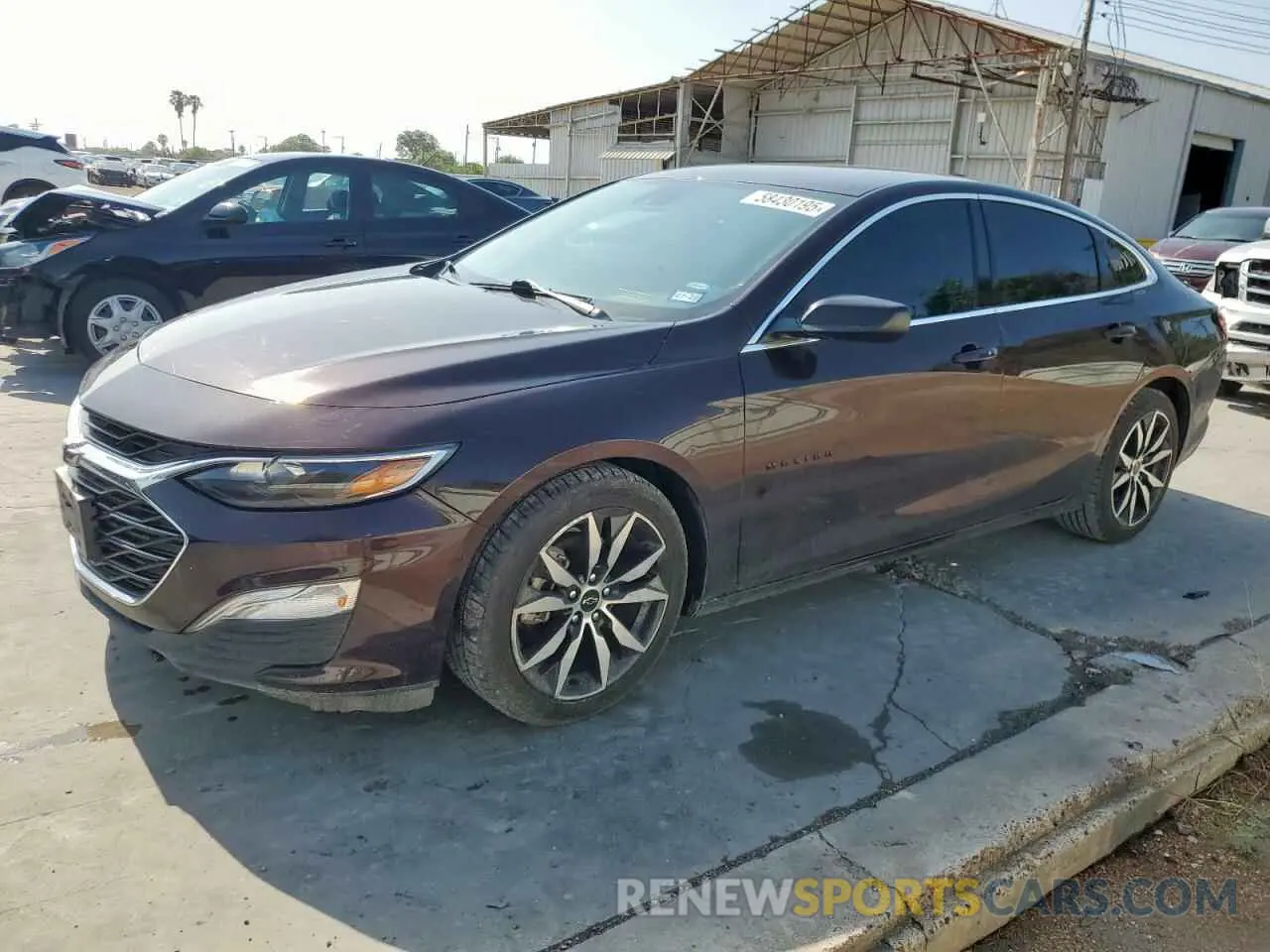 1 Photograph of a damaged car 1G1ZG5ST7MF045634 CHEVROLET MALIBU 2021