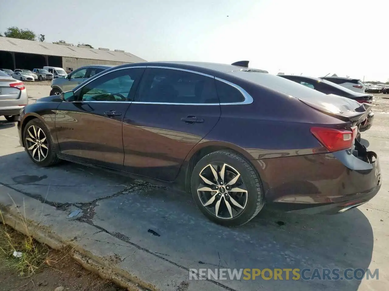 2 Photograph of a damaged car 1G1ZG5ST7MF045634 CHEVROLET MALIBU 2021