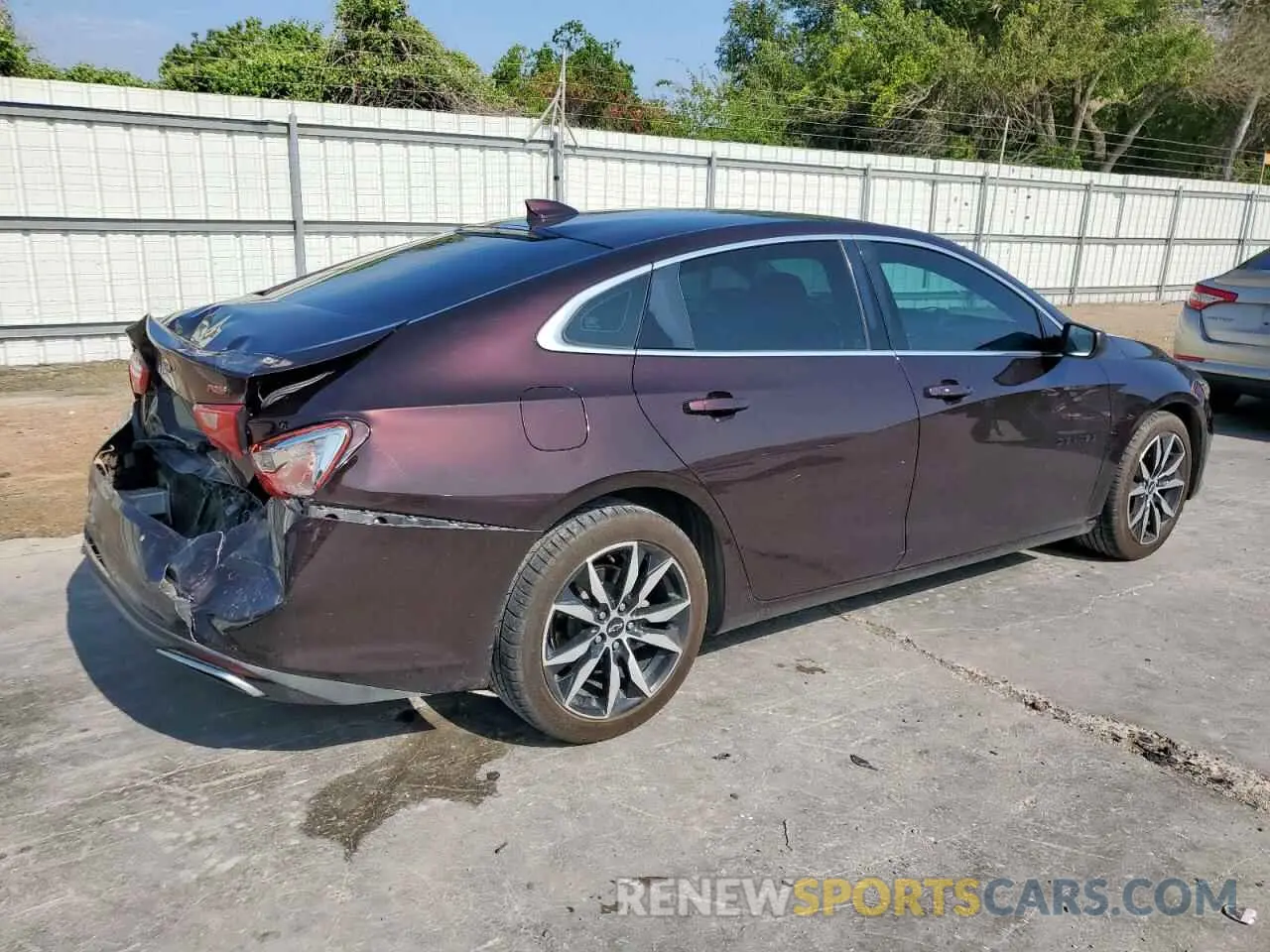 3 Photograph of a damaged car 1G1ZG5ST7MF045634 CHEVROLET MALIBU 2021