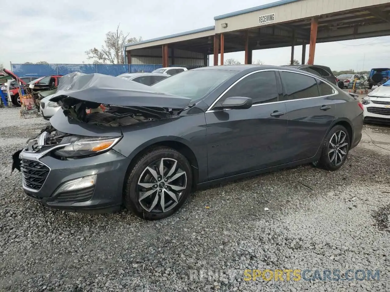 1 Photograph of a damaged car 1G1ZG5ST7MF059419 CHEVROLET MALIBU 2021