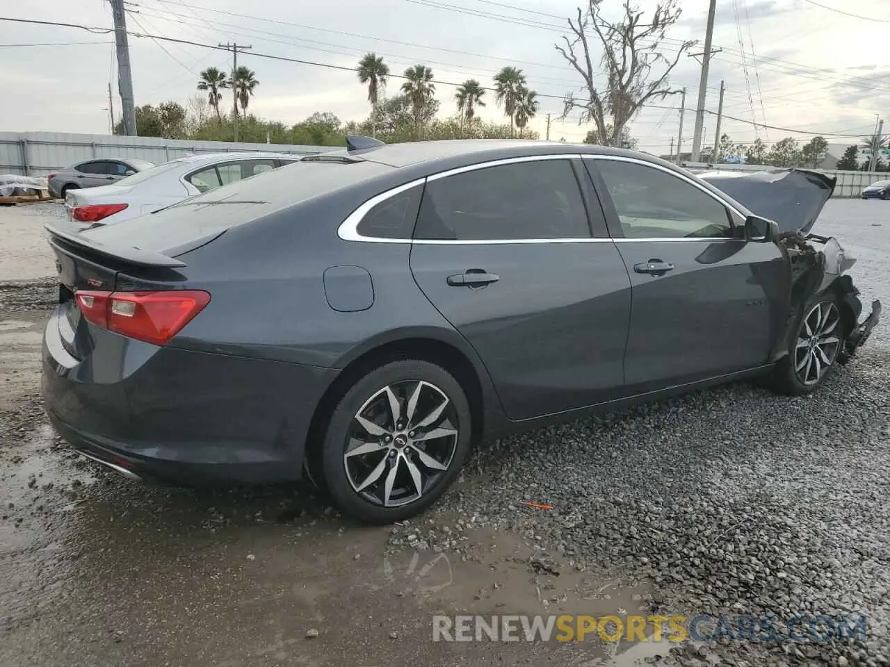 3 Photograph of a damaged car 1G1ZG5ST7MF059419 CHEVROLET MALIBU 2021