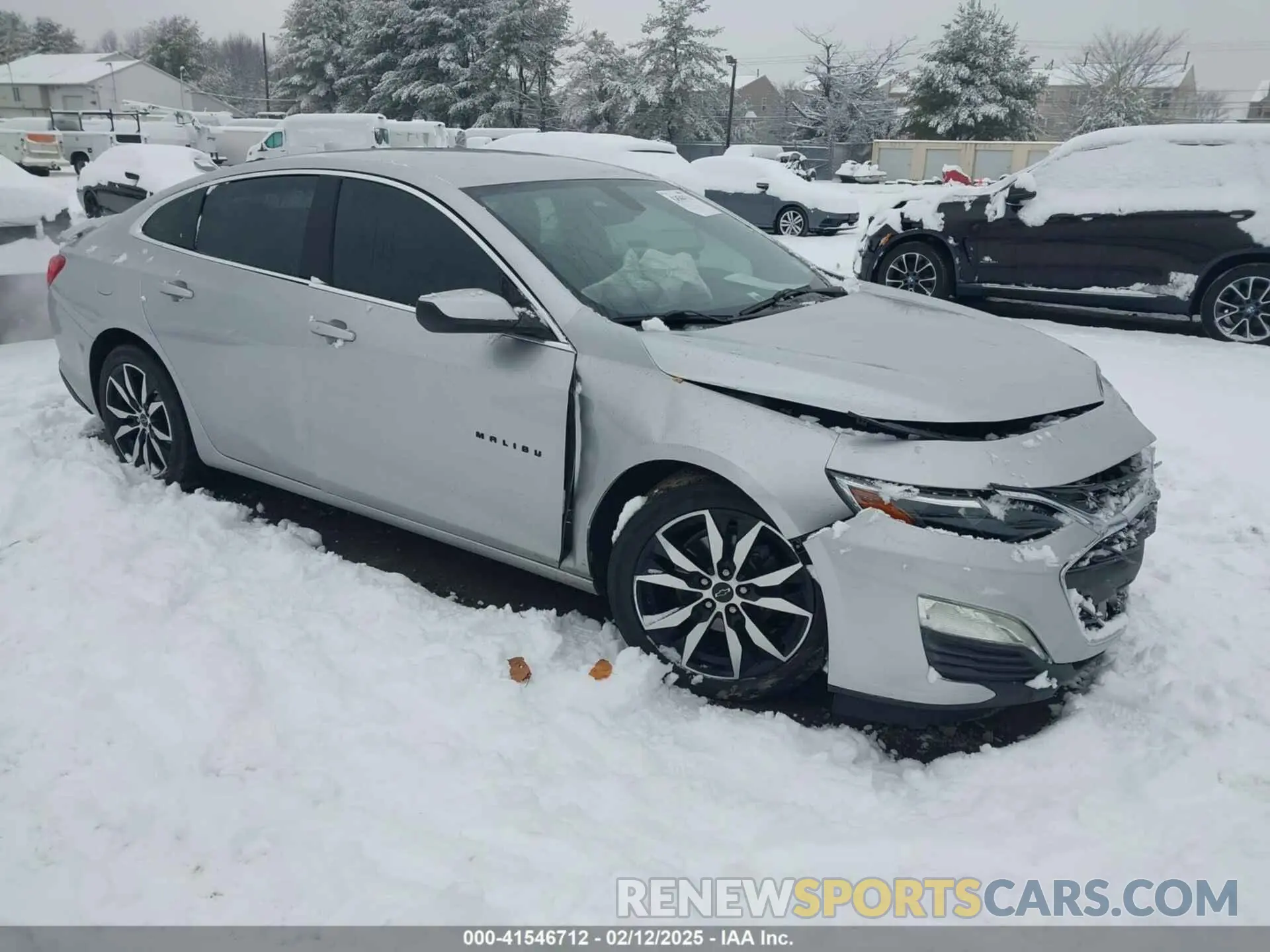 1 Photograph of a damaged car 1G1ZG5ST7MF063549 CHEVROLET MALIBU 2021