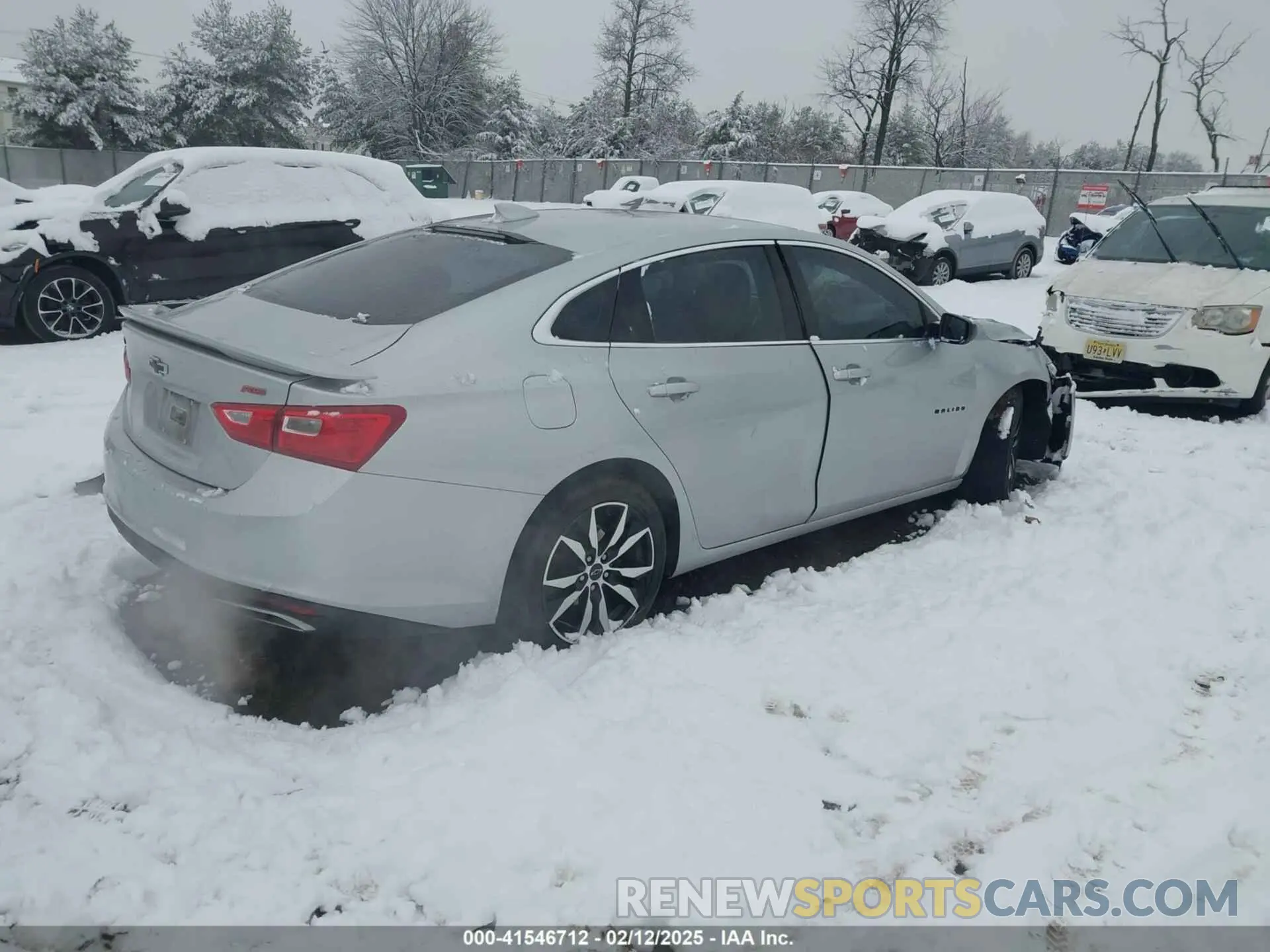 4 Photograph of a damaged car 1G1ZG5ST7MF063549 CHEVROLET MALIBU 2021