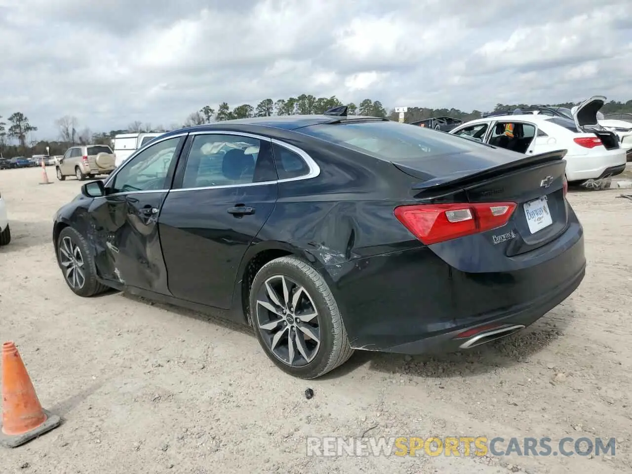 2 Photograph of a damaged car 1G1ZG5ST7MF089486 CHEVROLET MALIBU 2021